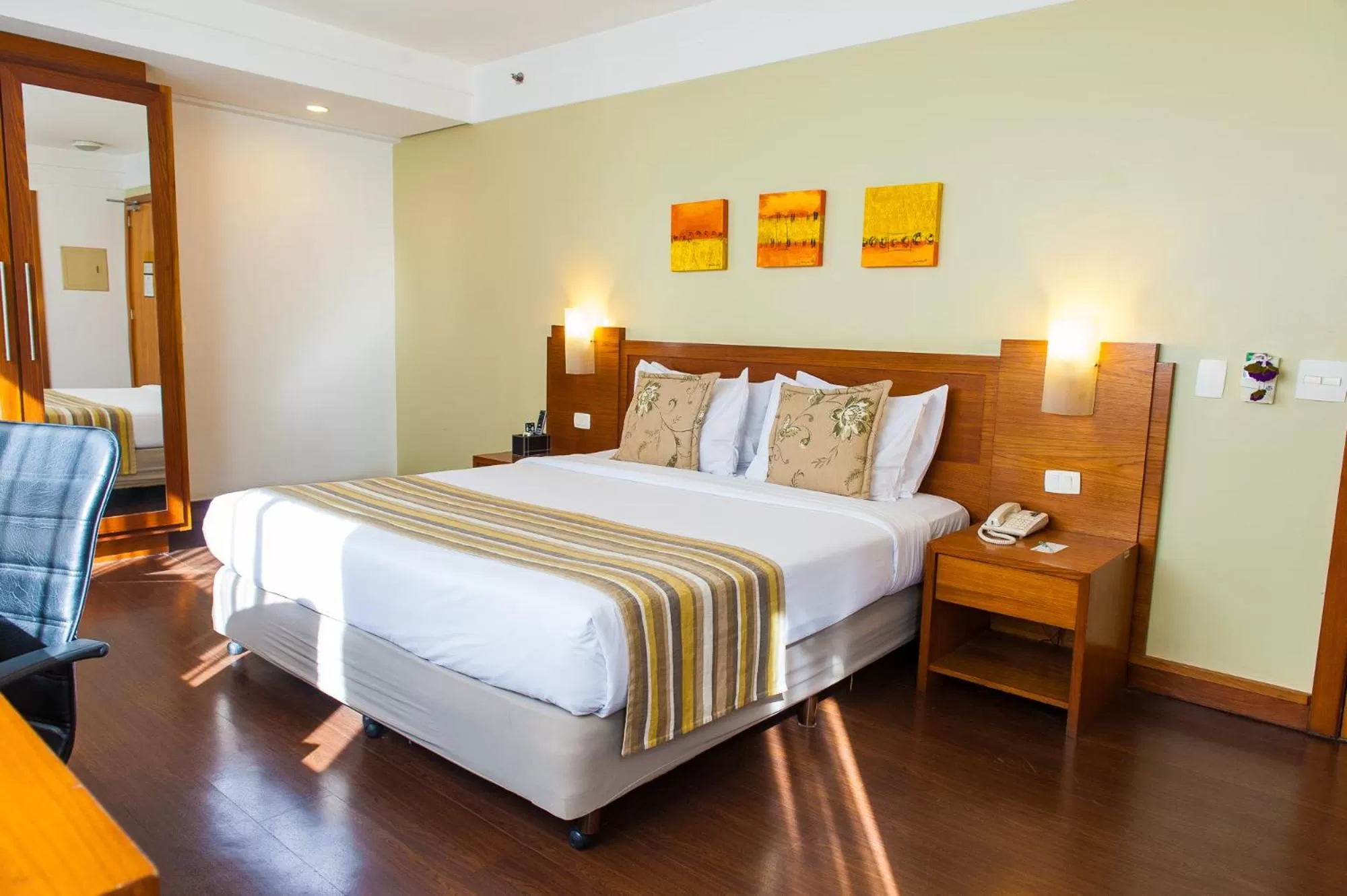 Bed in Slaviero Porto Alegre Moinhos