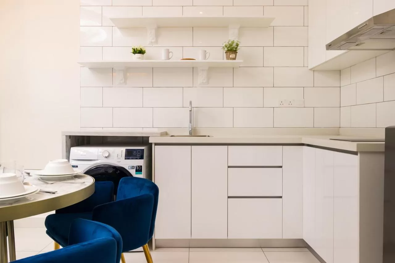 Kitchen or kitchenette in Arte Mont Kiara Hotel Suite