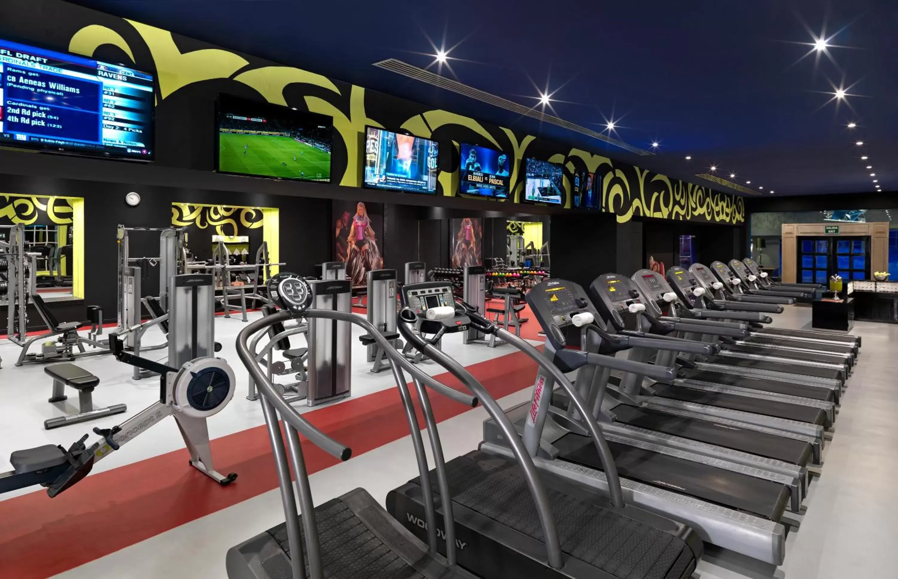 Fitness centre/facilities, Fitness Center/Facilities in Hard Rock Hotel Riviera Maya - Hacienda All Inclusive