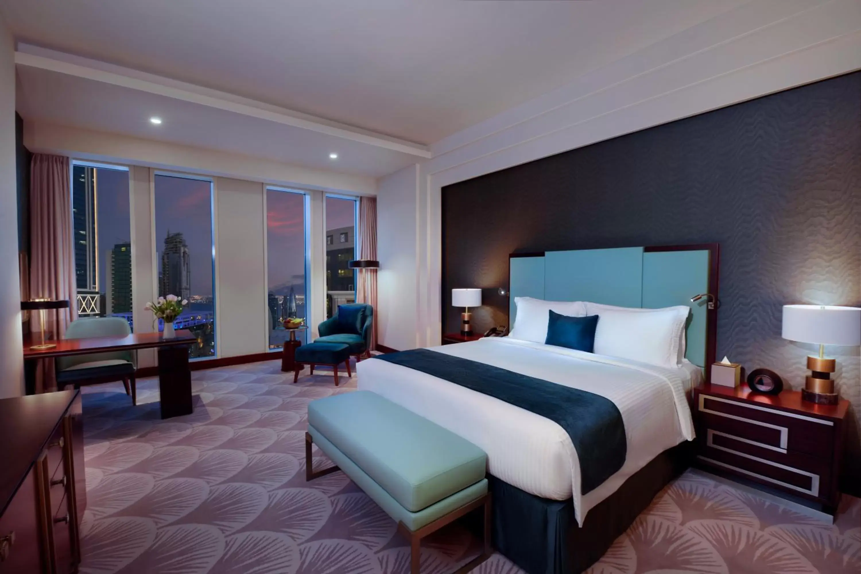 Photo of the whole room in Wyndham Grand Doha West Bay Beach