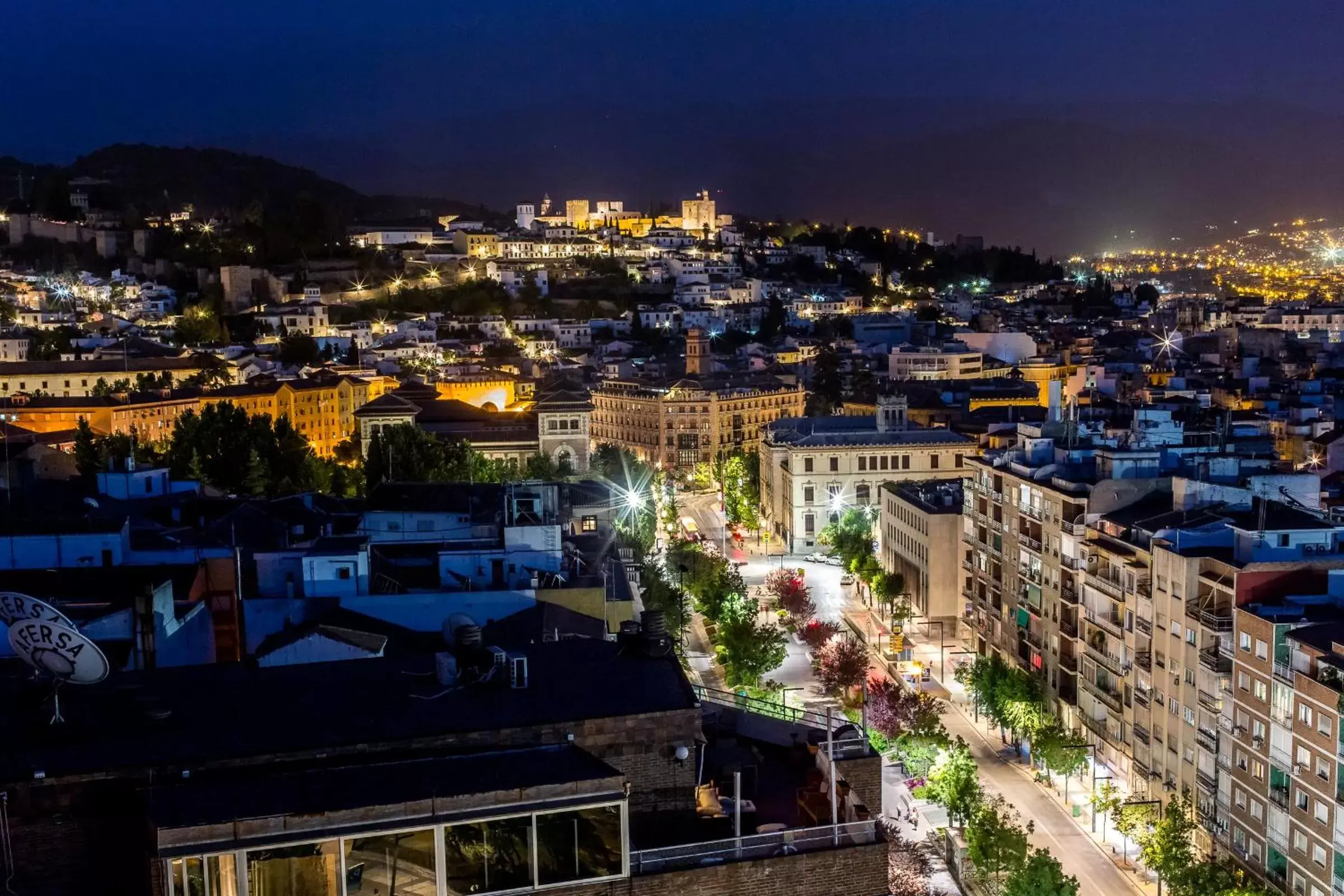 City view, Bird's-eye View in Leonardo Hotel Granada