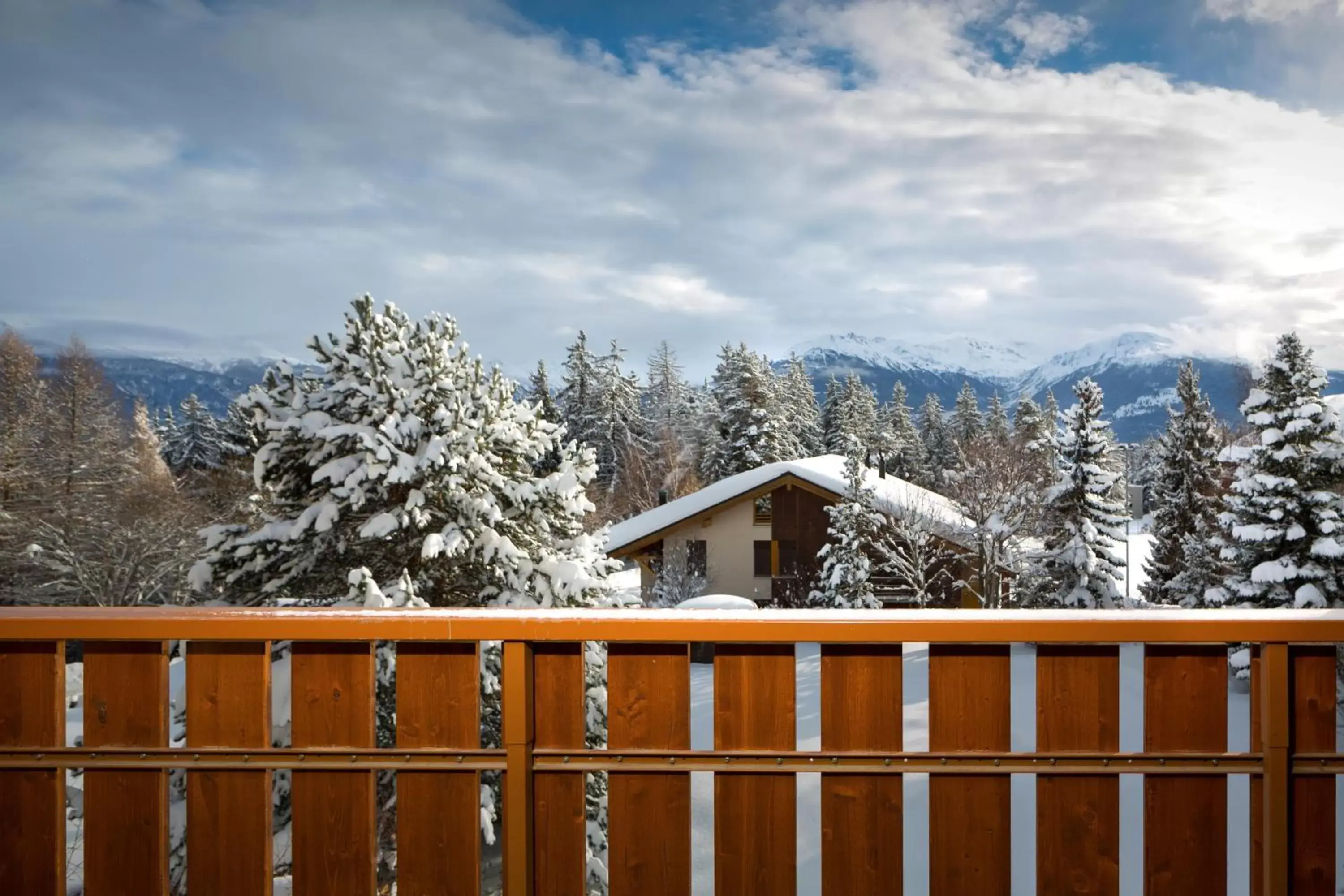 Balcony/Terrace, Winter in Hotel La Prairie