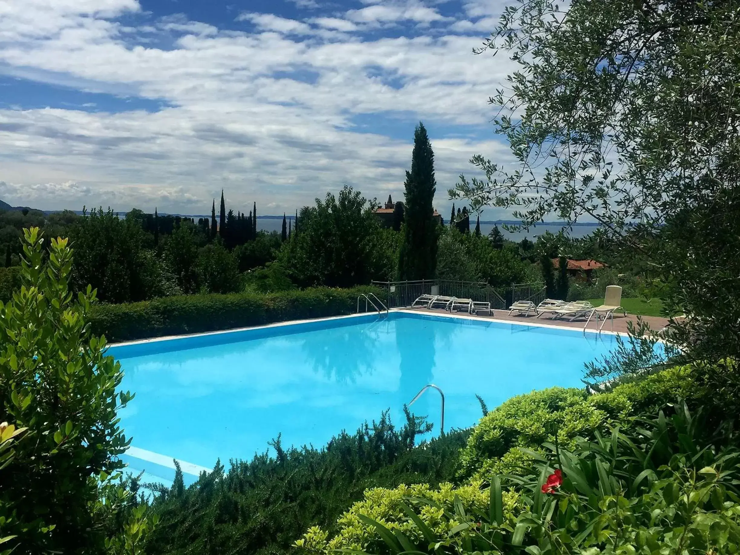 Pool view, Swimming Pool in Apartments Golf Bogliaco