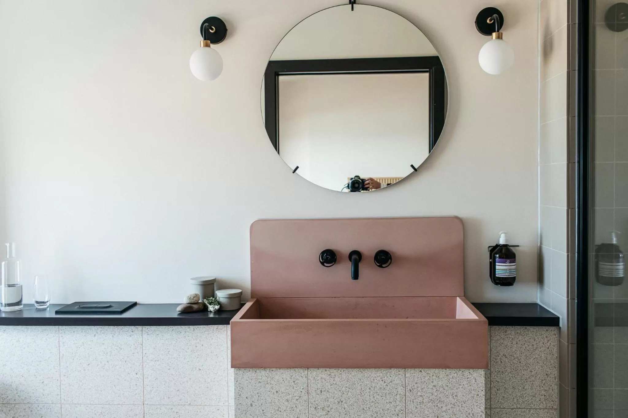 Bathroom in Port Hotel