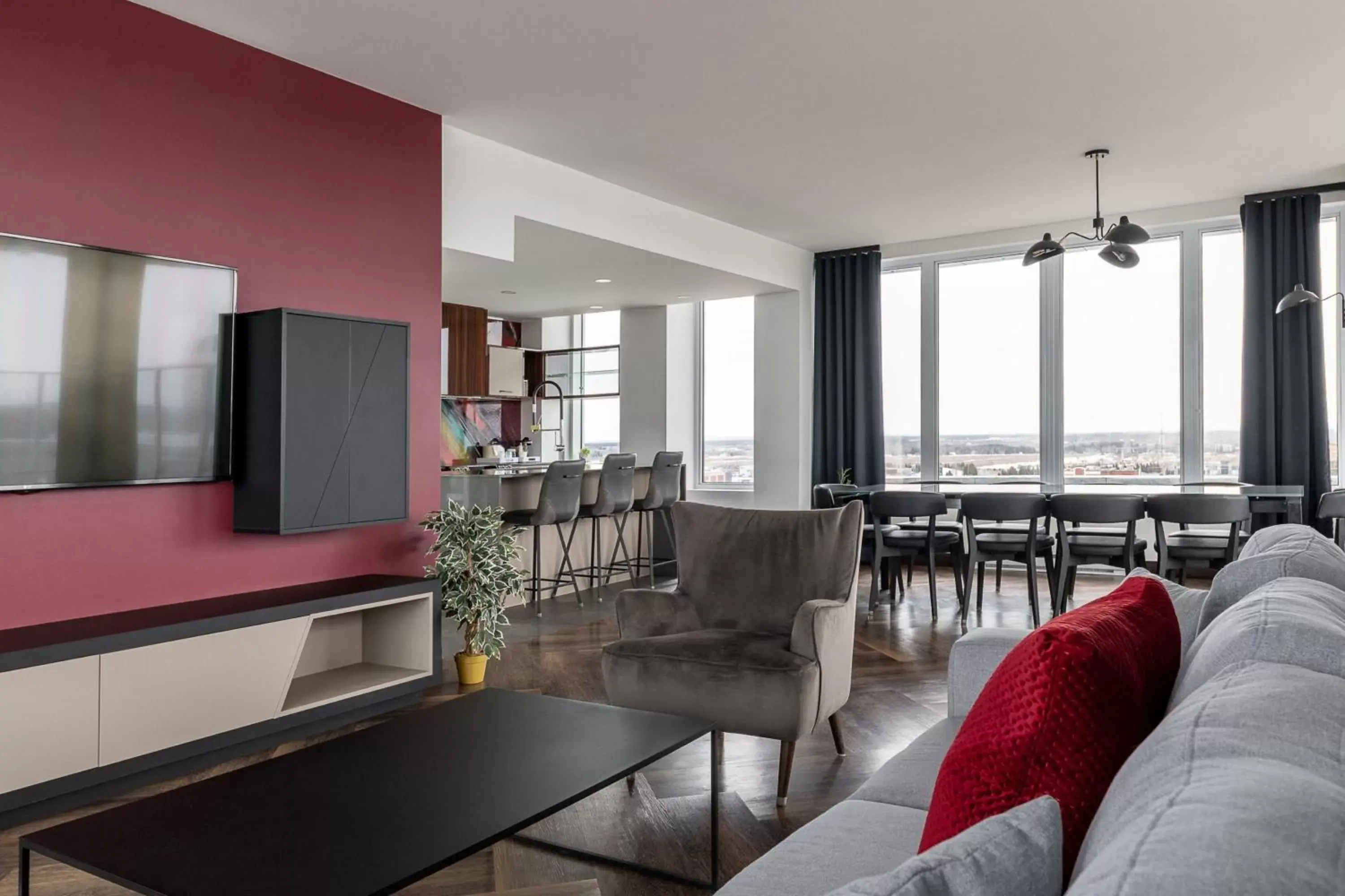 Living room in Four Points by Sheraton Lévis Convention Centre