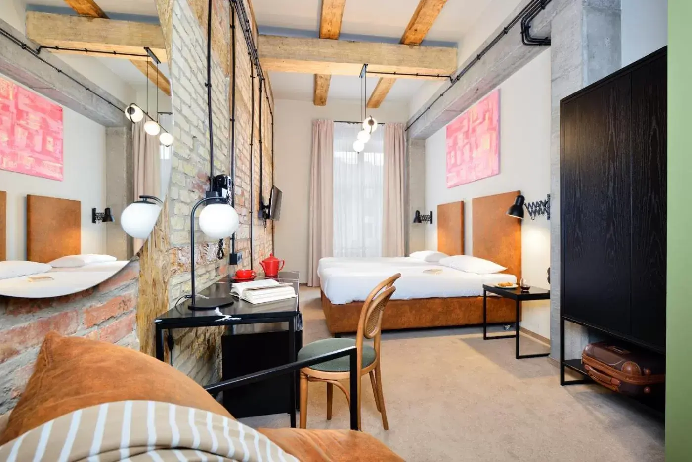 Bed in ARCHE Dwór Uphagena Gdańsk Bed in ARCHE Dwór Uphagena Gdańsk