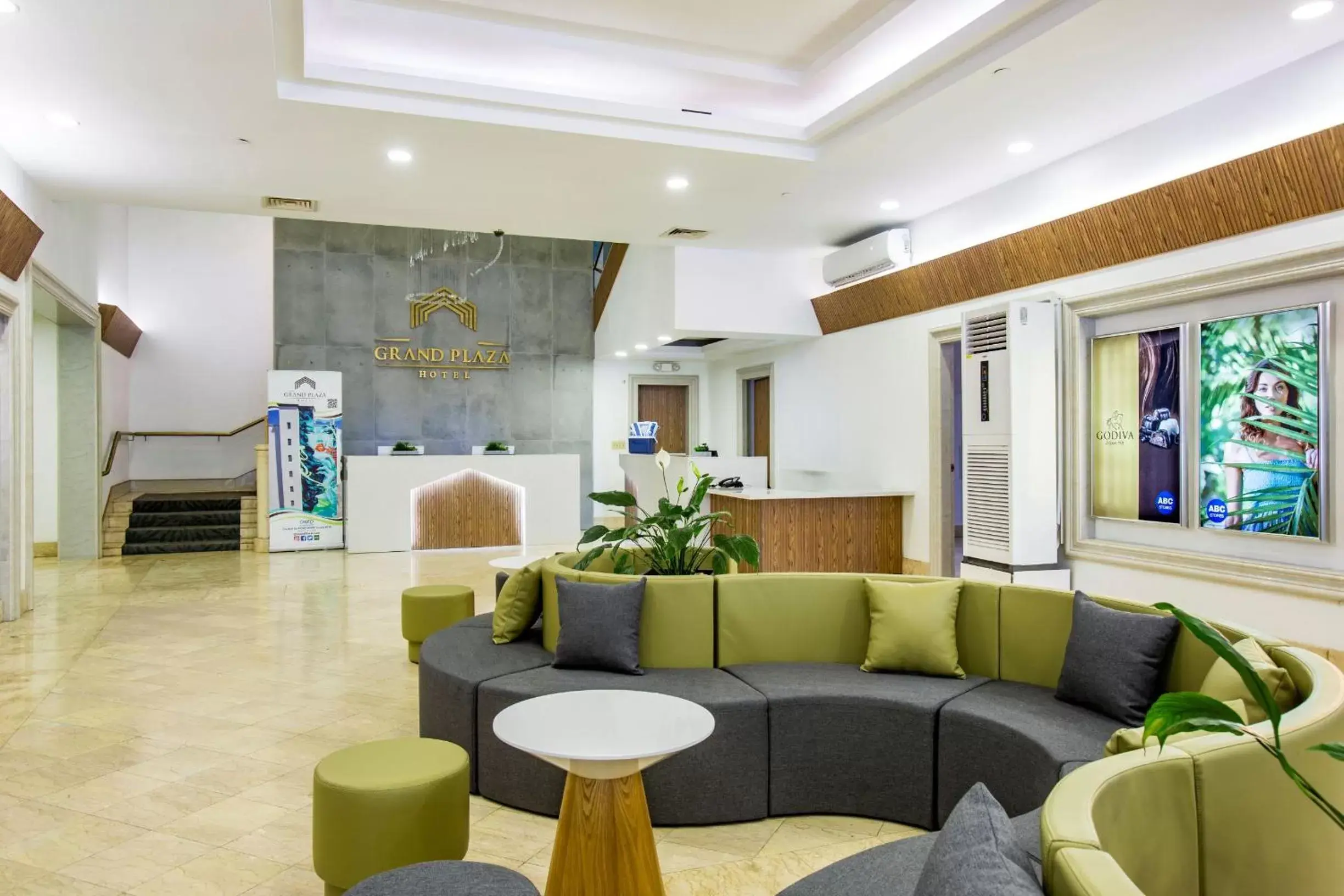 Lobby or reception in Grand Plaza Hotel Lobby or reception in Grand Plaza Hotel