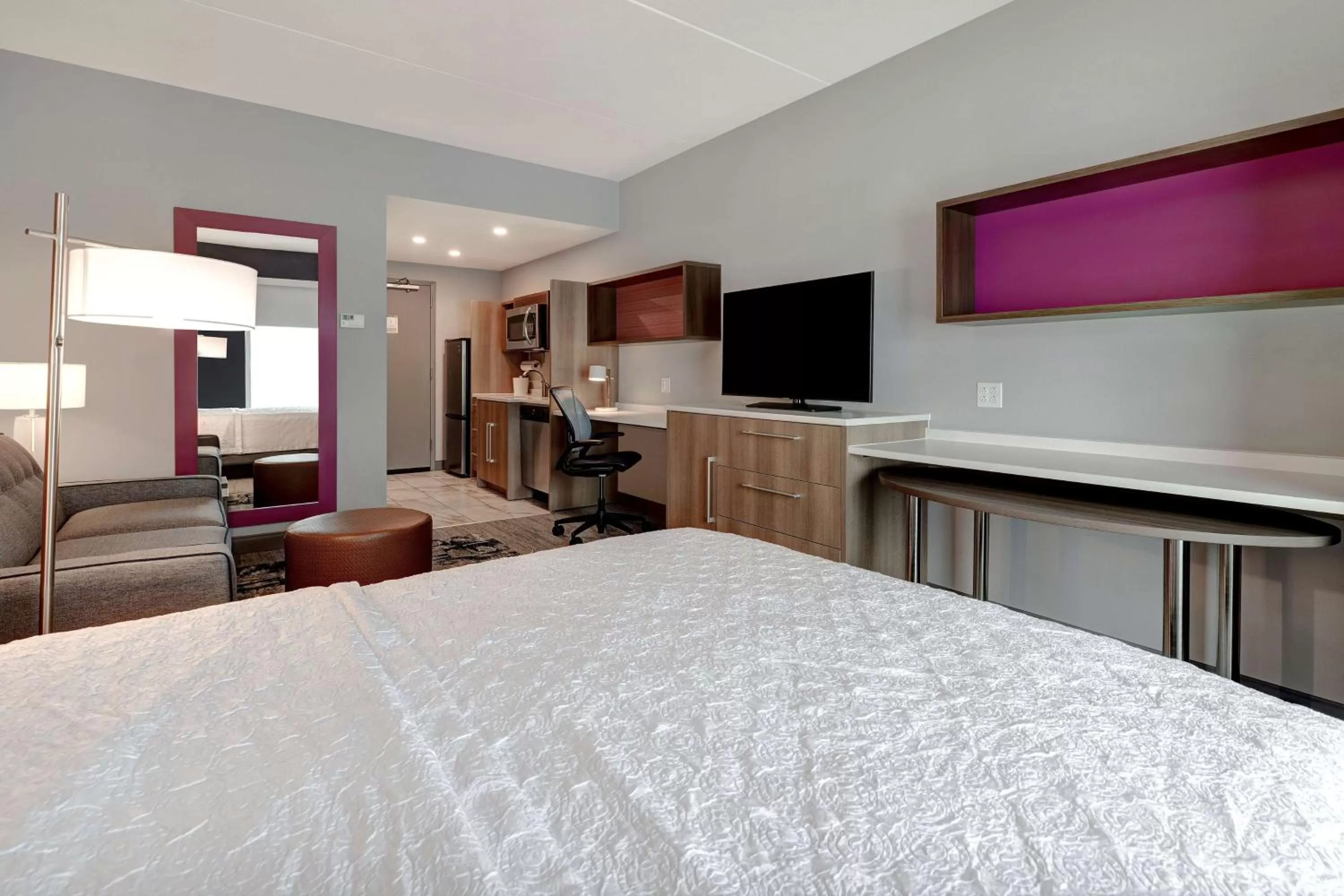 Bedroom, Bed in Home2 Suites By Hilton Nashville Downtown-Metrocenter