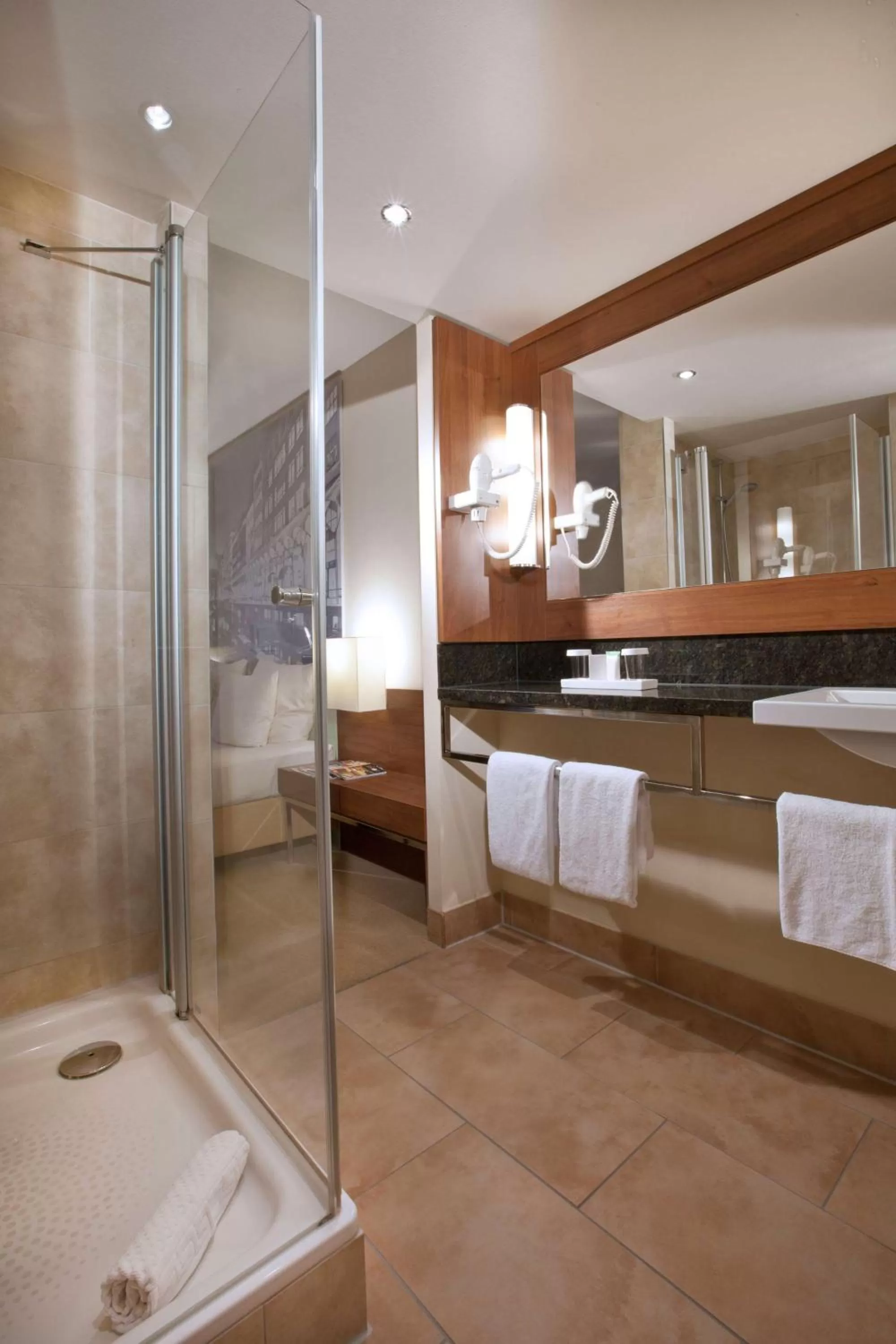 Bathroom in Lindner Hotel Hamburg am Michel, part of JdV by Hyatt