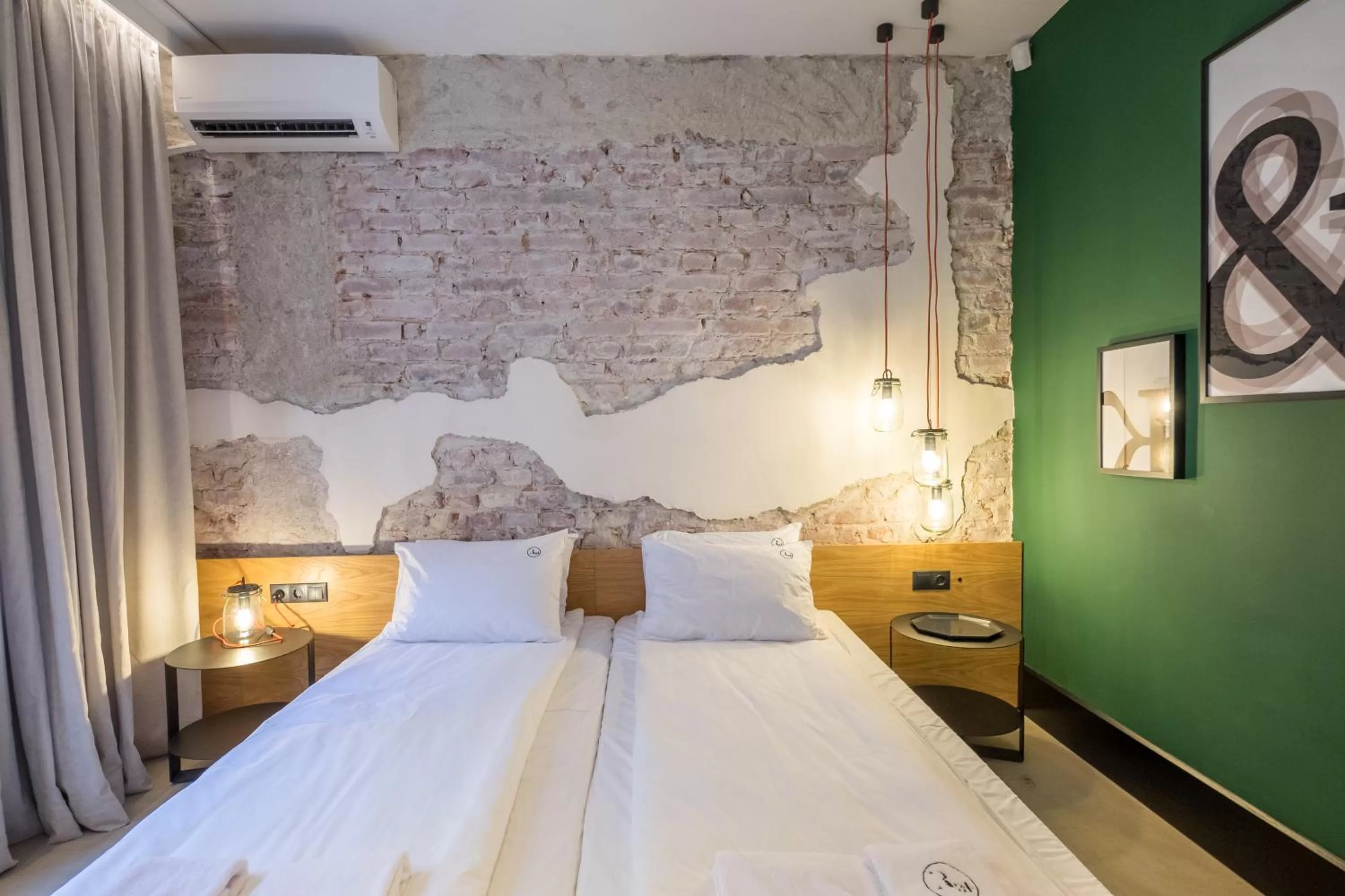 Bed in R34 Boutique Hotel