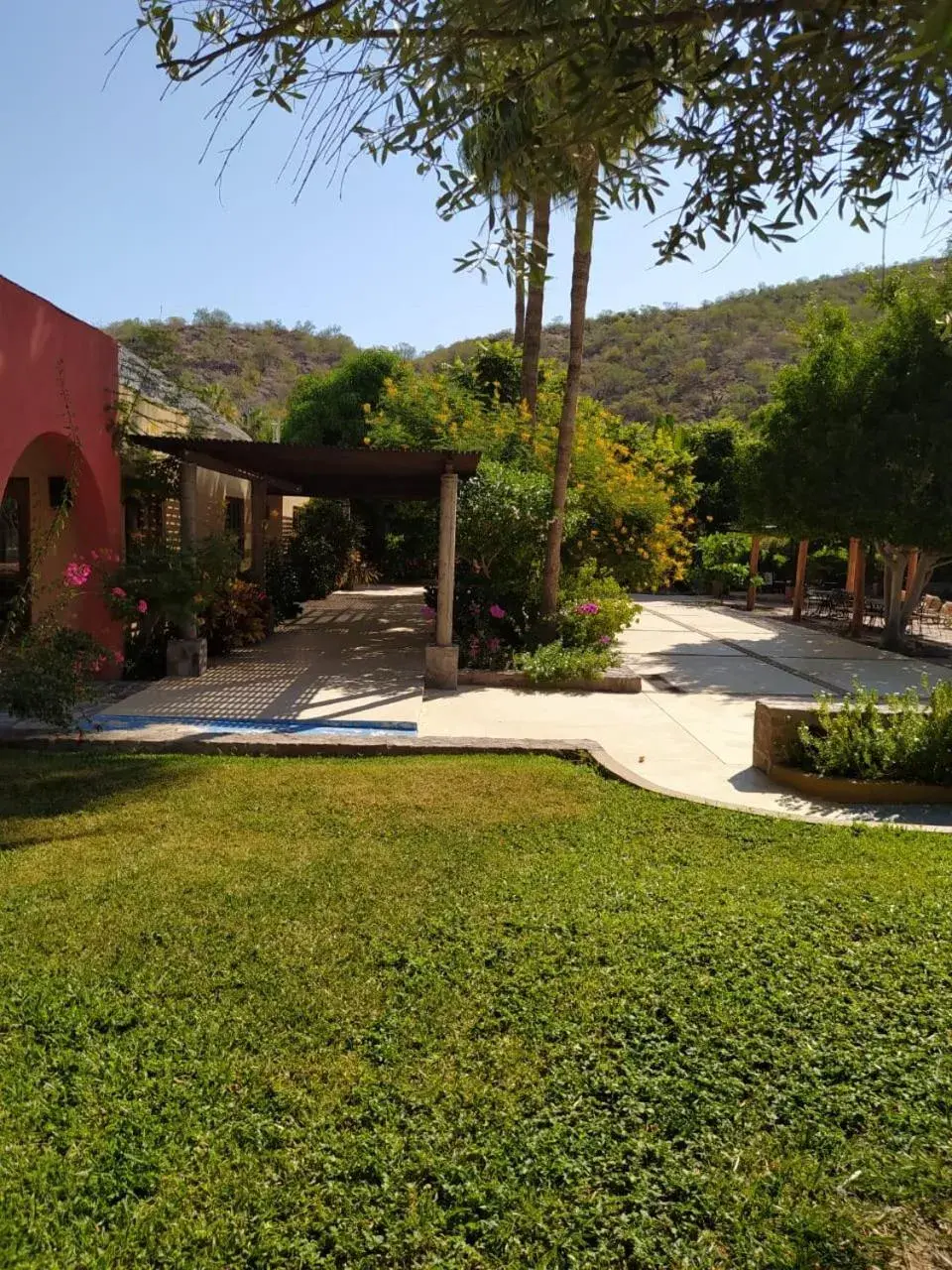 Garden, Swimming Pool in Tripui Hotel