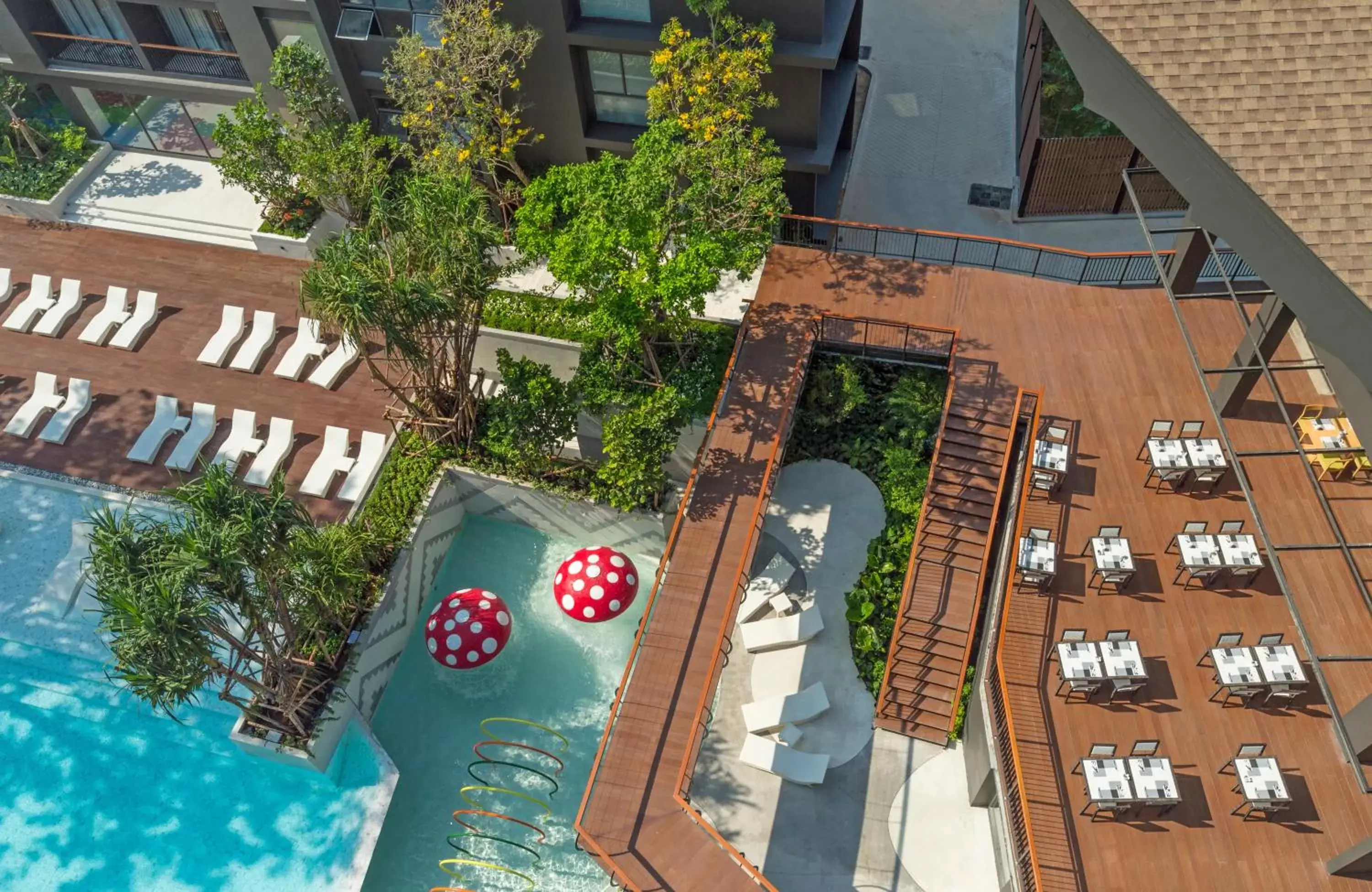 Swimming pool, Bird's-eye View in Panan Krabi Resort - SHA Extra Plus