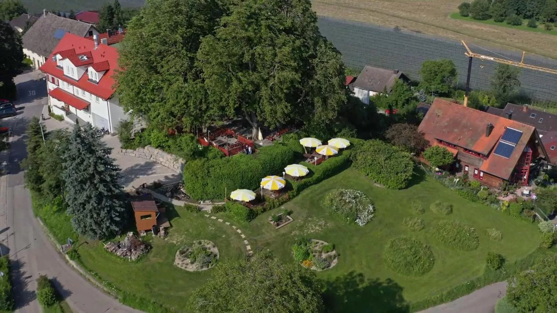 Bird's eye view in Gasthof Krone Hotel & Restaurant