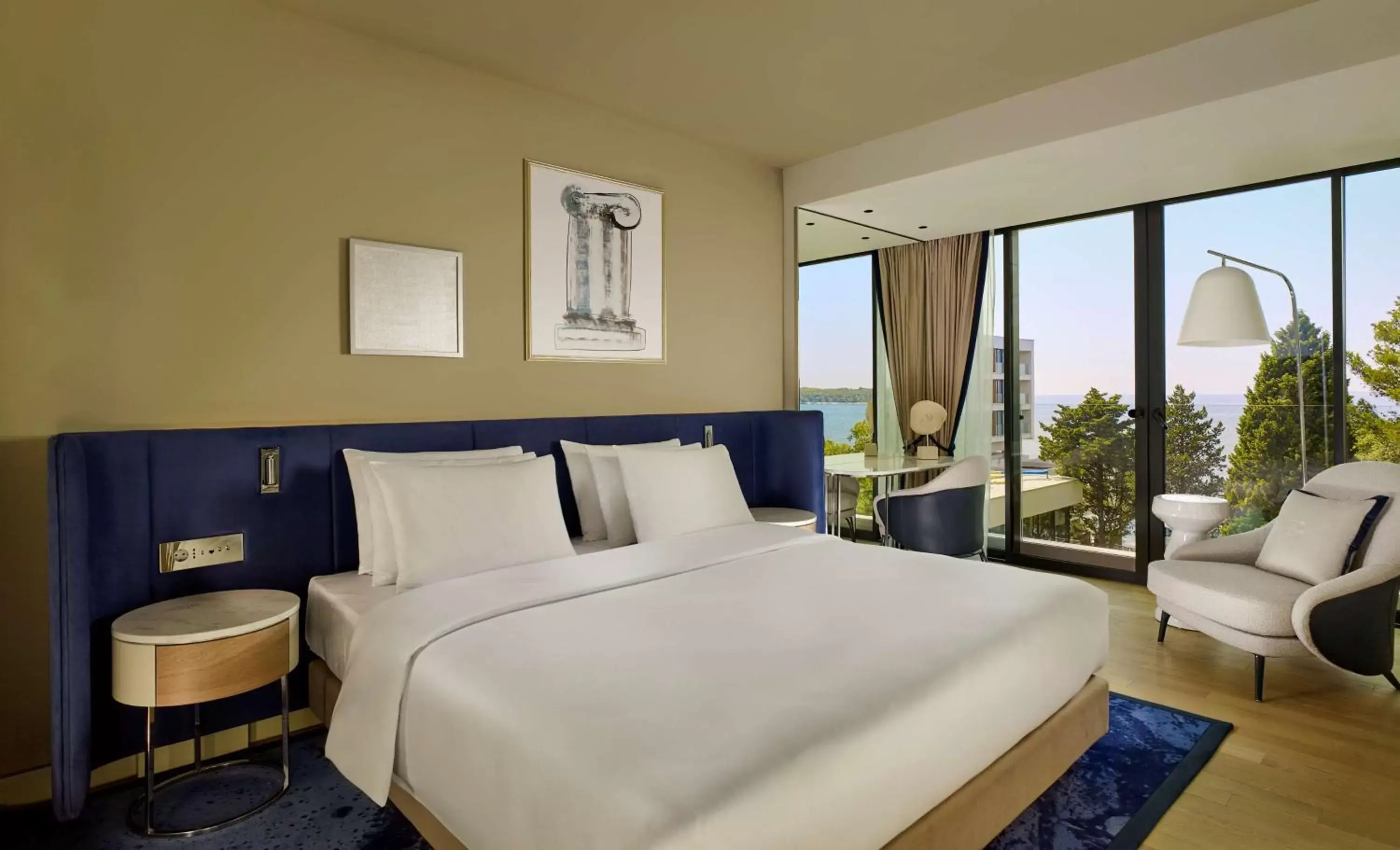 Bedroom, Bed in Grand Hotel Brioni Pula, A Radisson Collection Hotel Bedroom, Bed in Grand Hotel Brioni Pula, A Radisson Collection Hotel