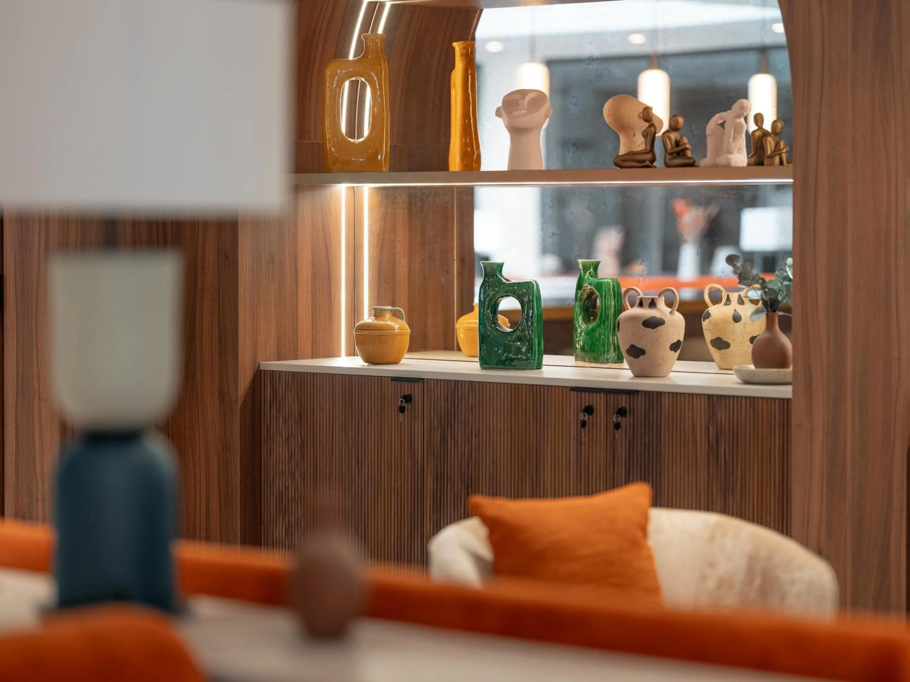 Decorative detail in Novotel Orléans Centre Gare