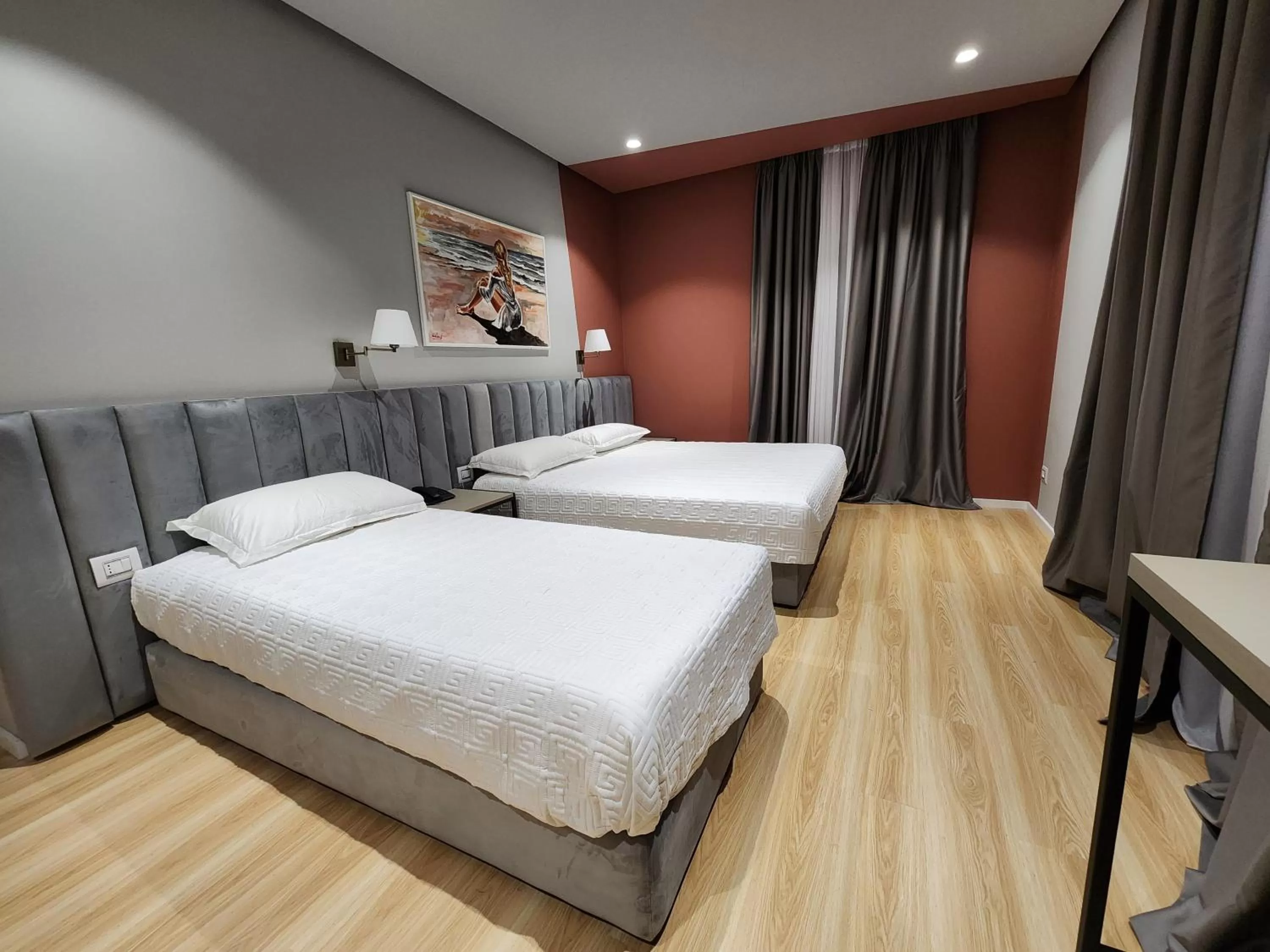 Bed in Festim Villa Hotel