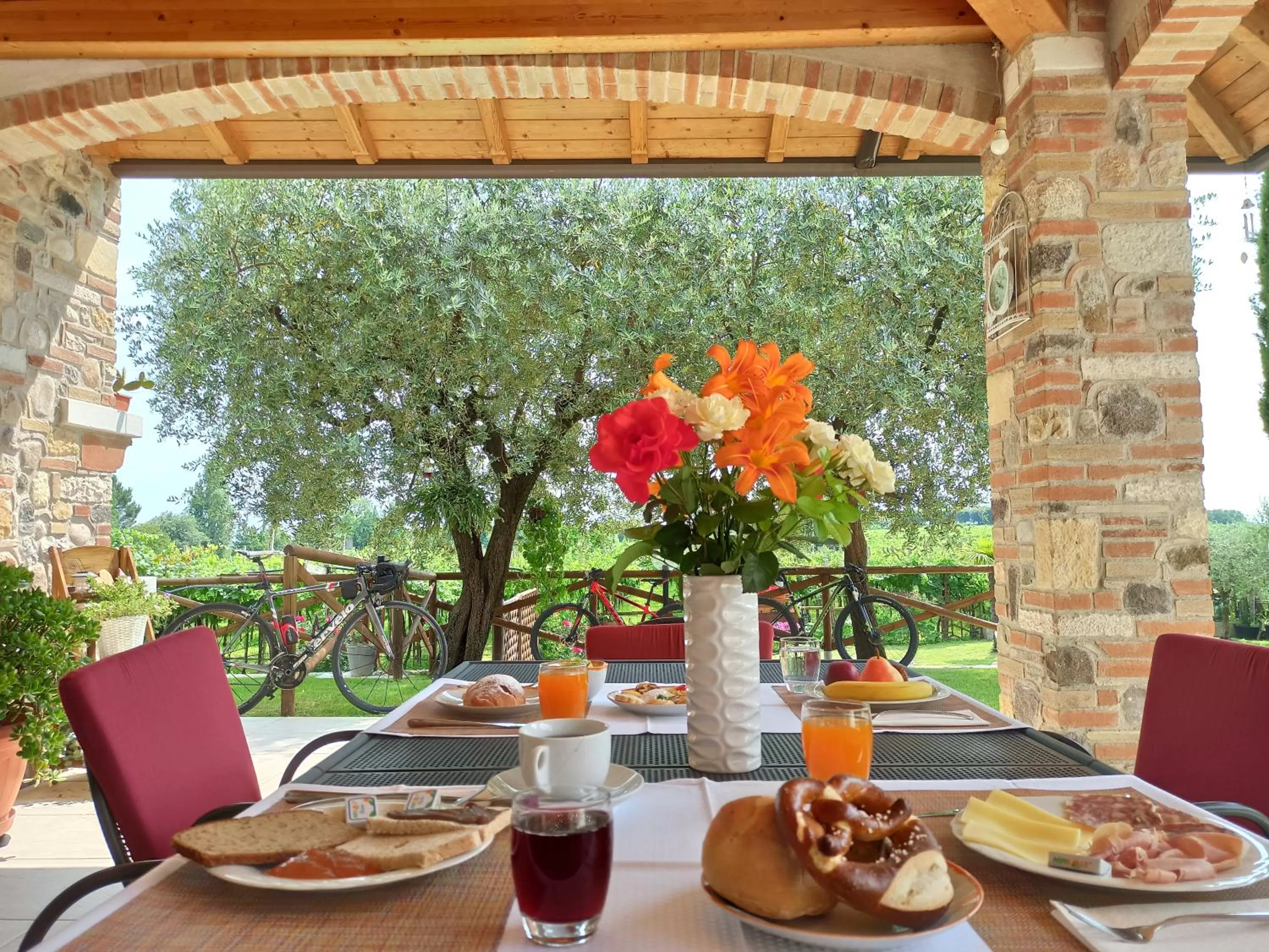 Area and facilities in Le Zampolle B & B