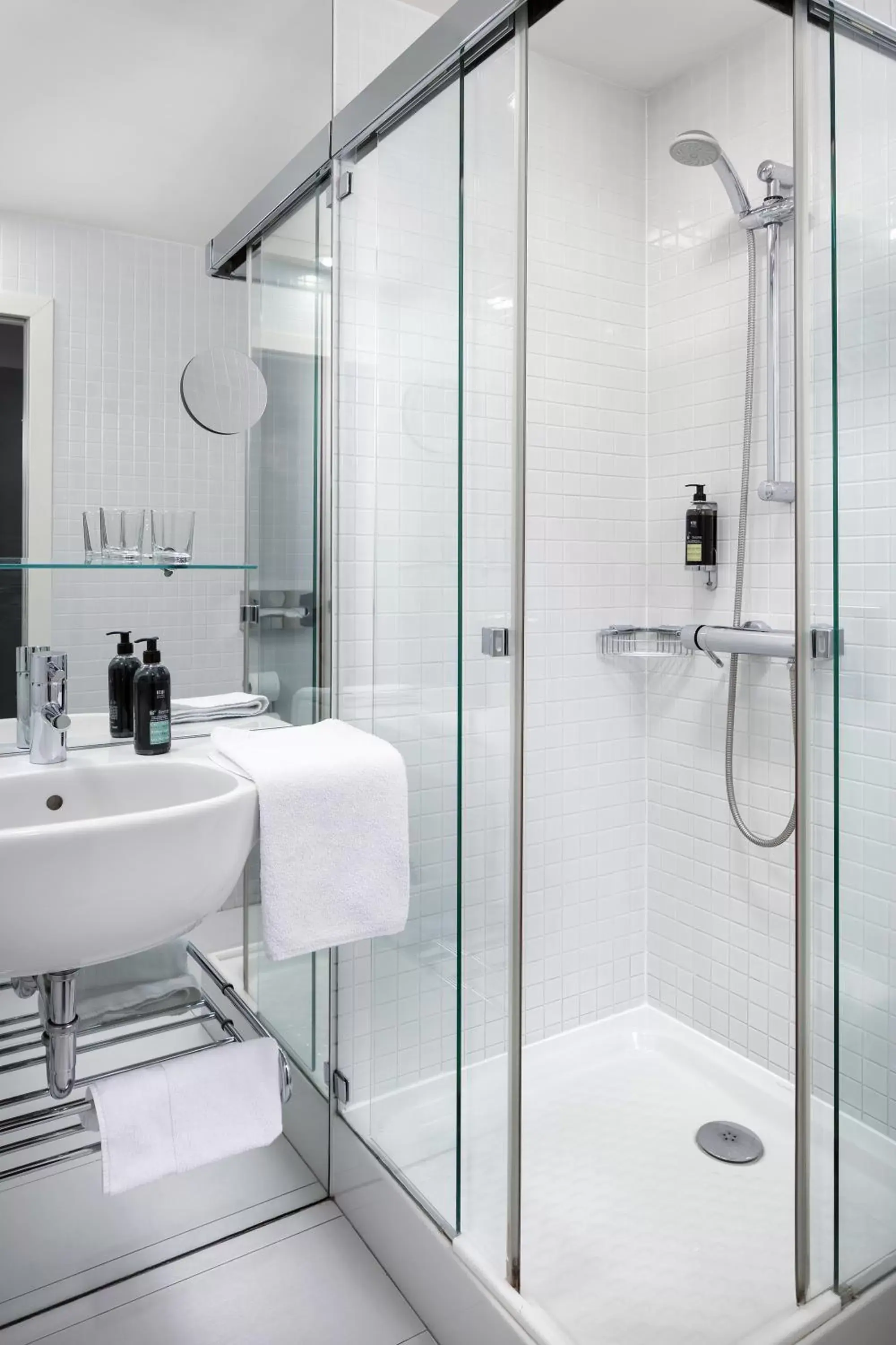 Shower, Bathroom in Design Metropol Hotel Prague