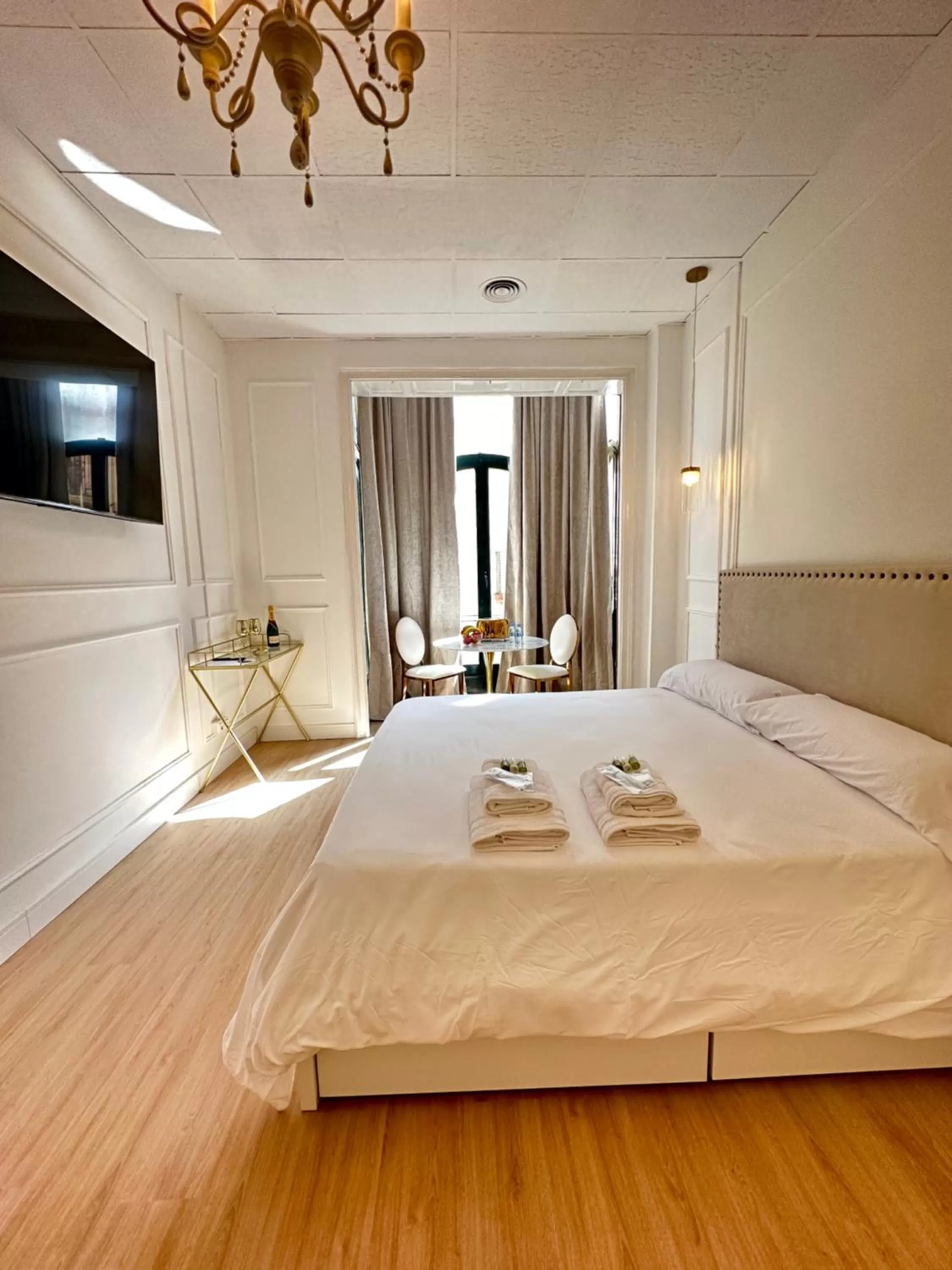 Bed in Siboni Luxury Rooms - Adults Only
