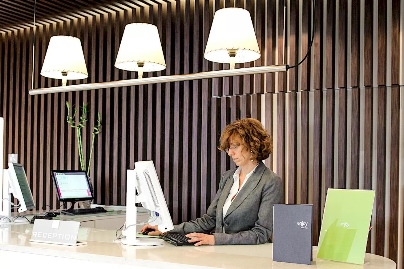 Lobby or reception in Enjoy Garda Hotel