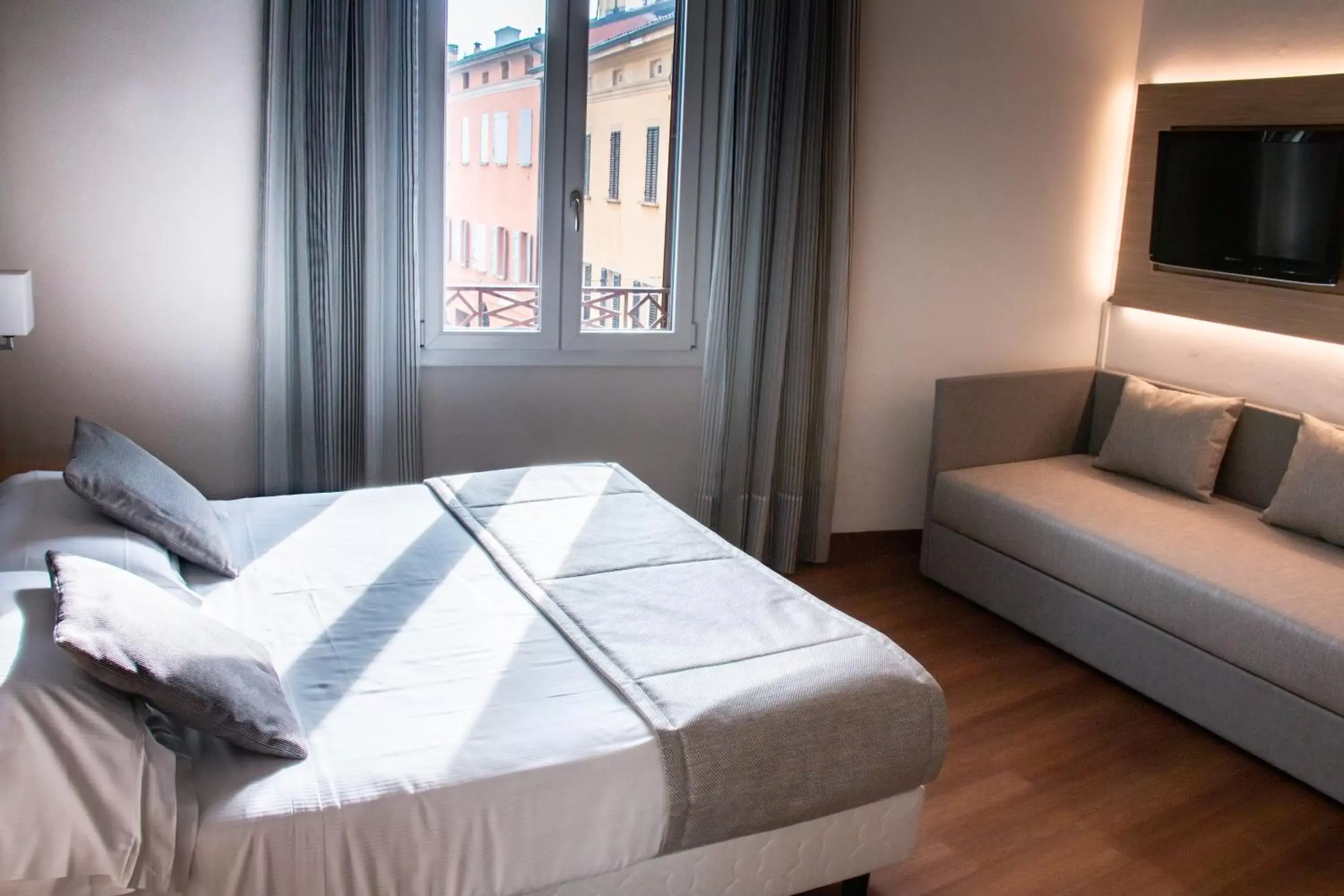 Bed in Hotel Accademia