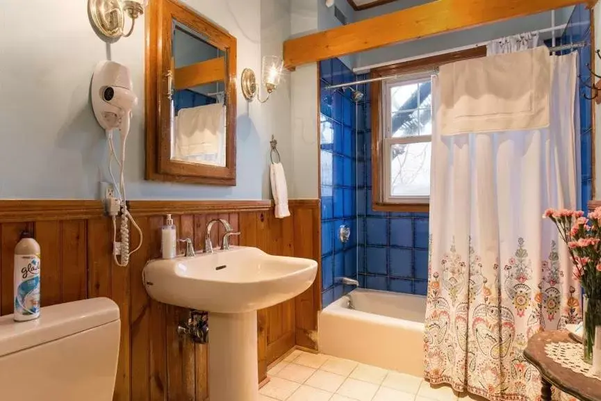 Bathroom in The Coolidge Corner Guest House: A Brookline Bed and Breakfast