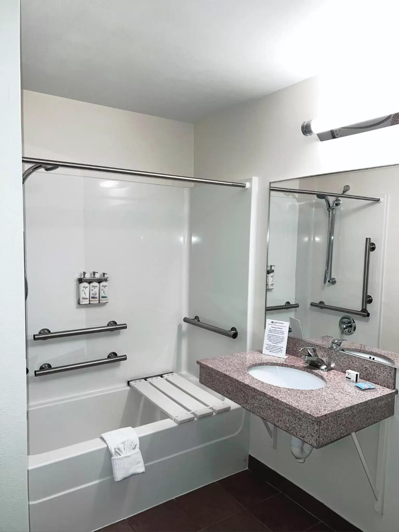 Bathroom in Candlewood Suites Olathe, an IHG Hotel