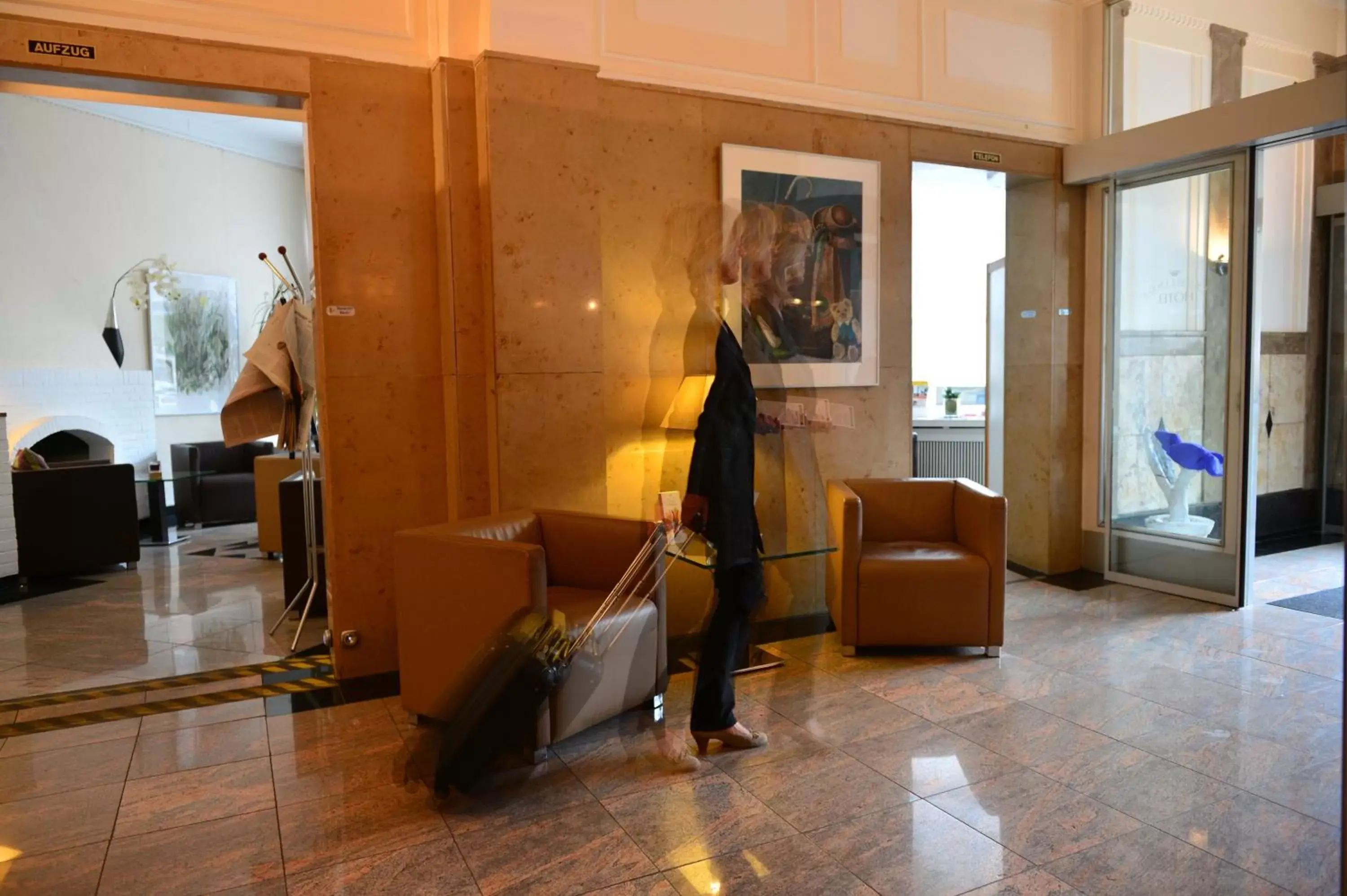 Lobby or reception in Frühlings-Hotel