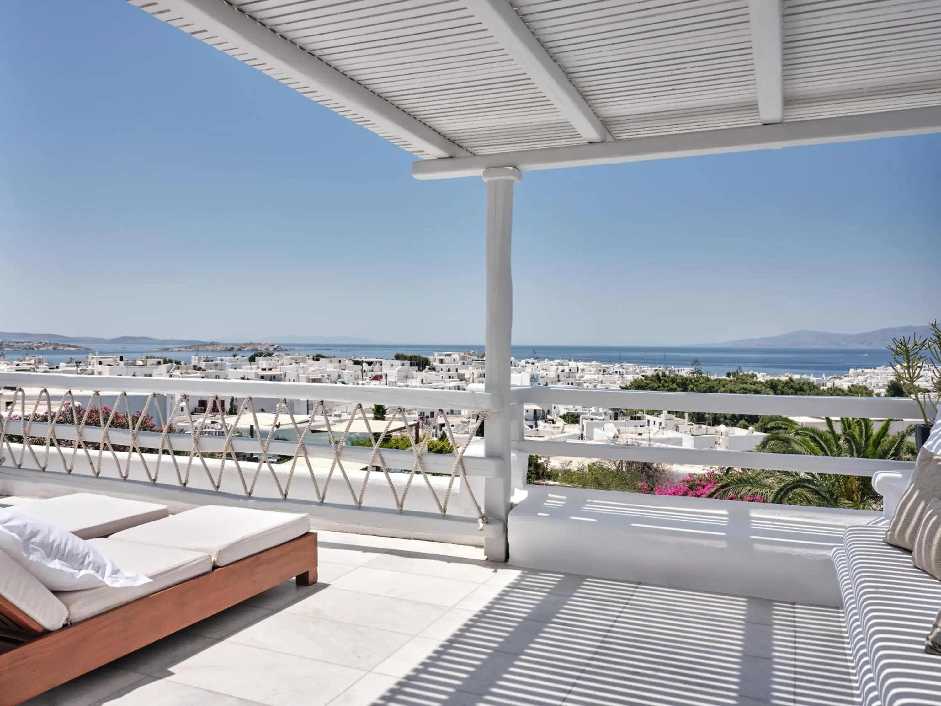 Balcony/Terrace in Belvedere Mykonos - Main Hotel