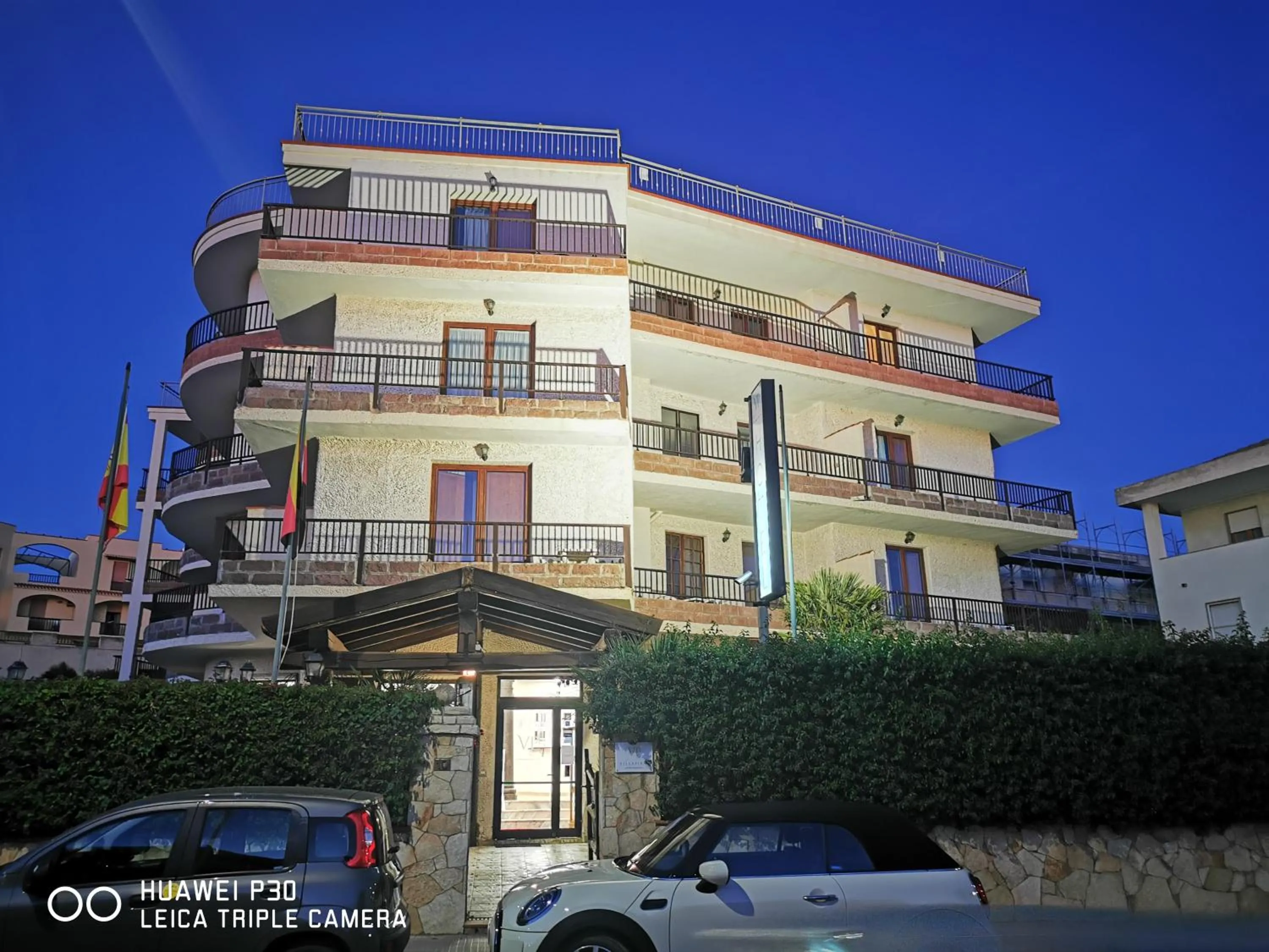 Property building in Hotel Villa Piras