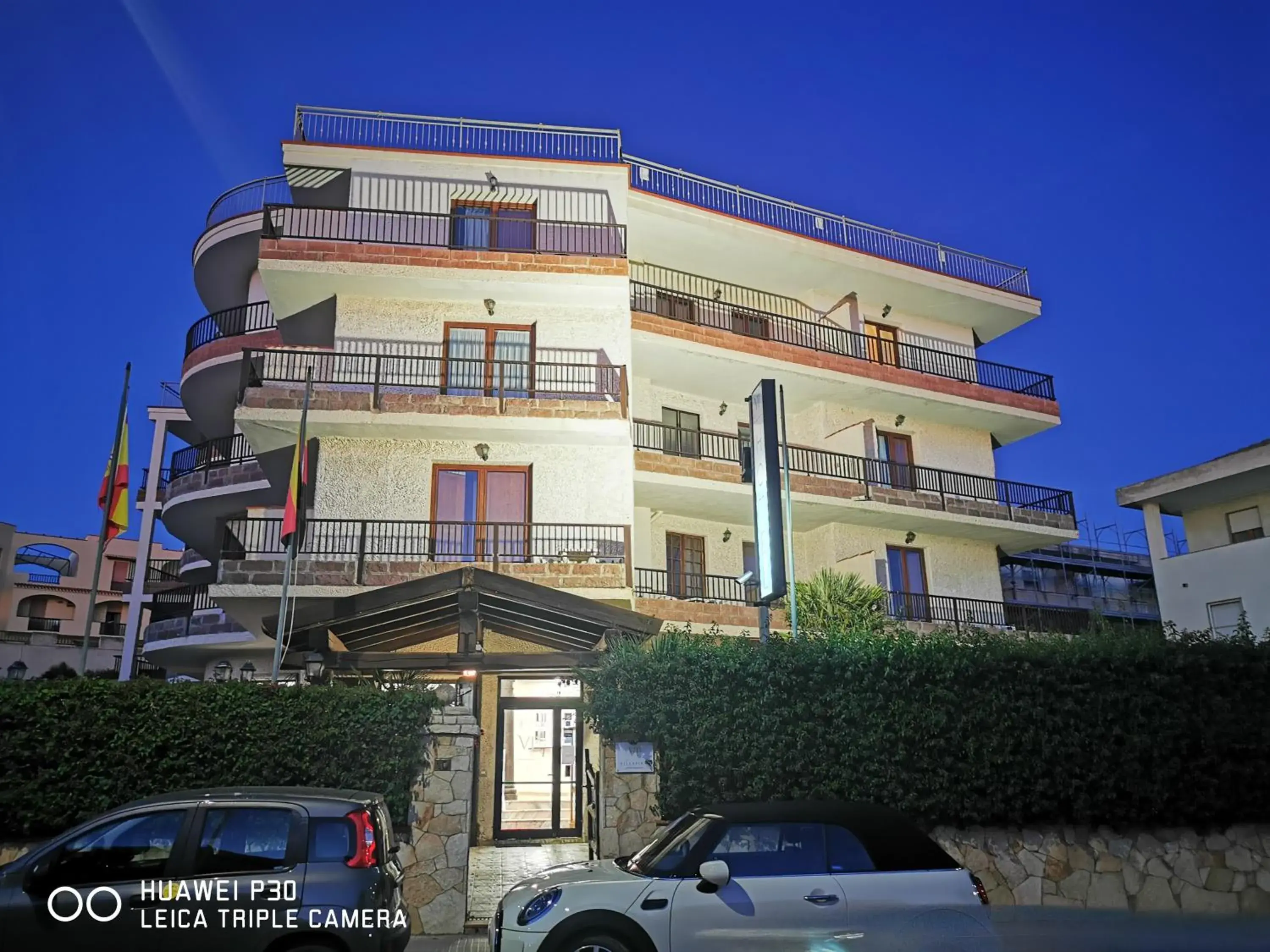 Property Building in Hotel Villa Piras