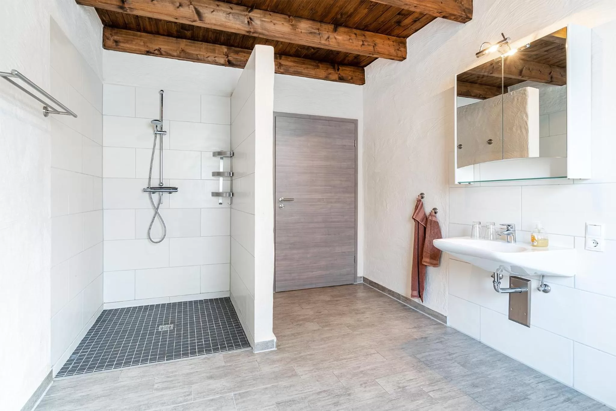 Shower in Villa Moorstern am Badesee Tannenhausen