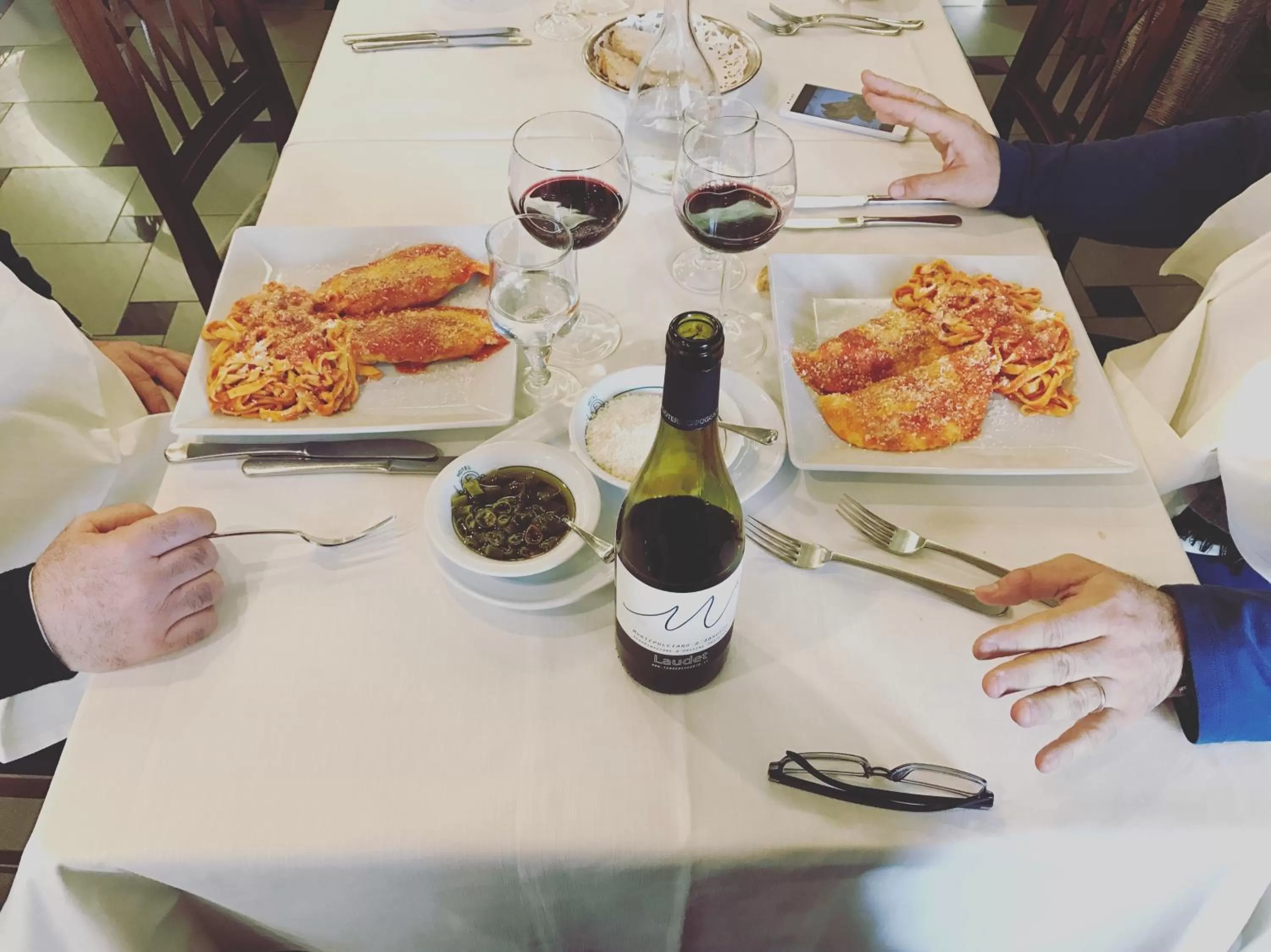 Food and drinks in Hotel La Rotonda