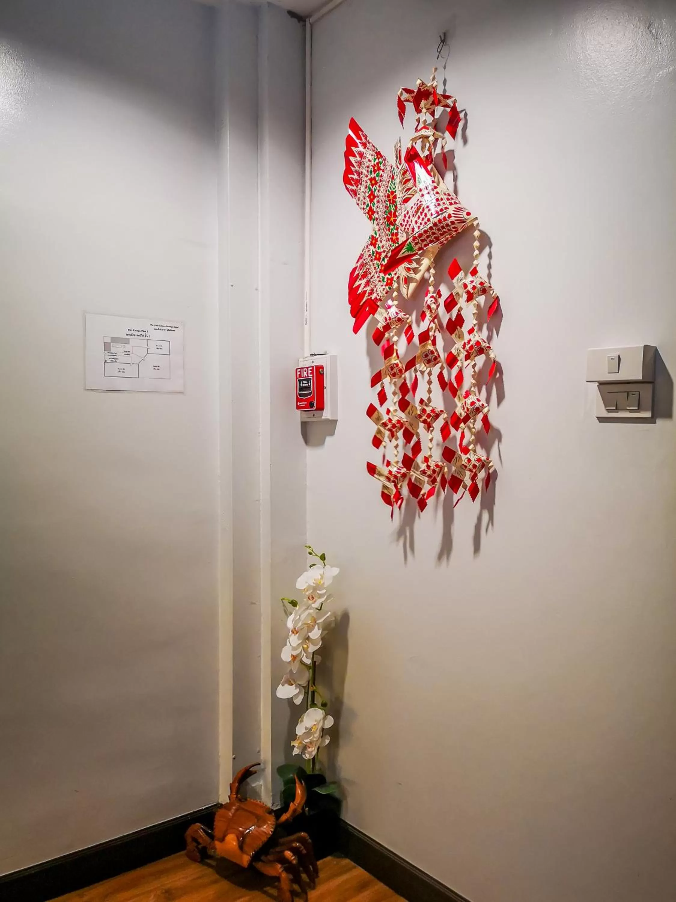 Decorative detail in The Cube Sathorn Boutique Hotel เดอะ คิวบ์ สาทร บูติค โฮเทล Near BTS Surasak