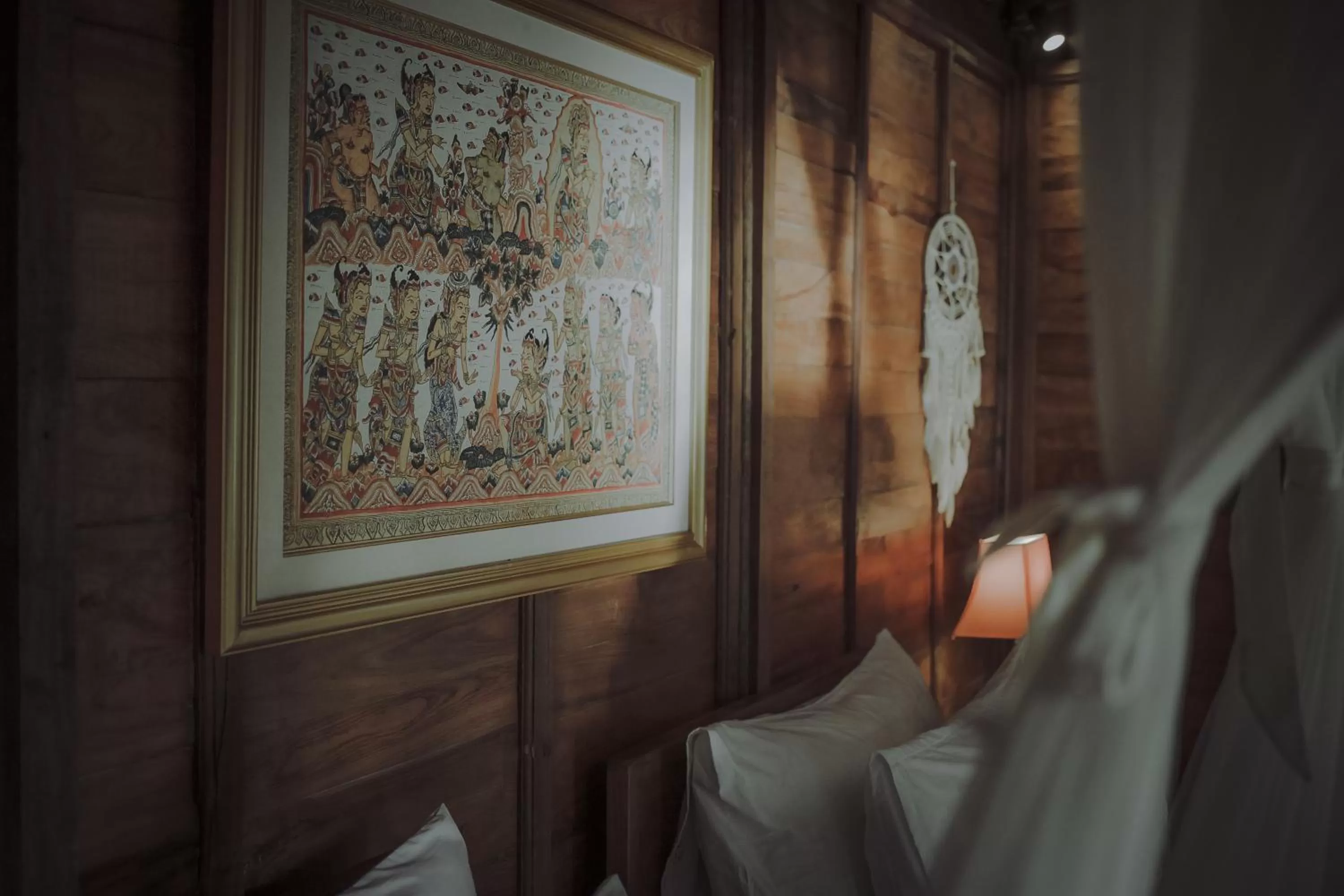 Bed in Portobello Villa Ubud