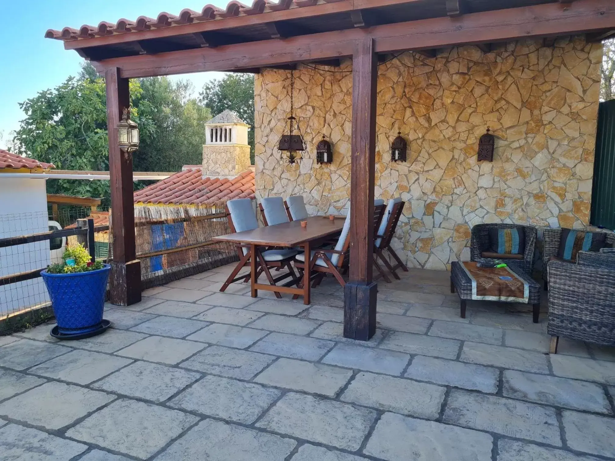 Patio in B&B Quinta da Romãzeira