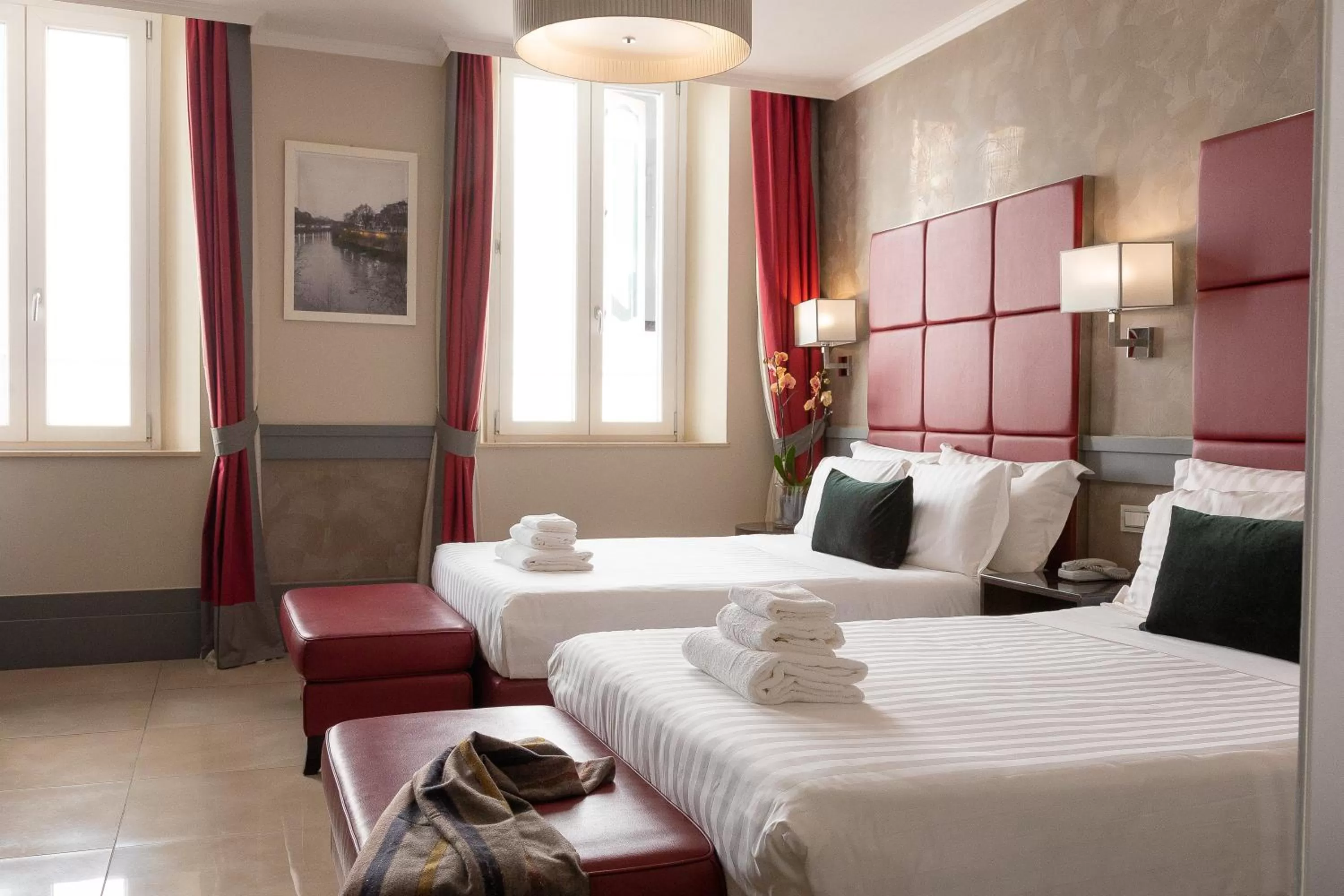 Bedroom, Bed in Hotel Castellino Roma