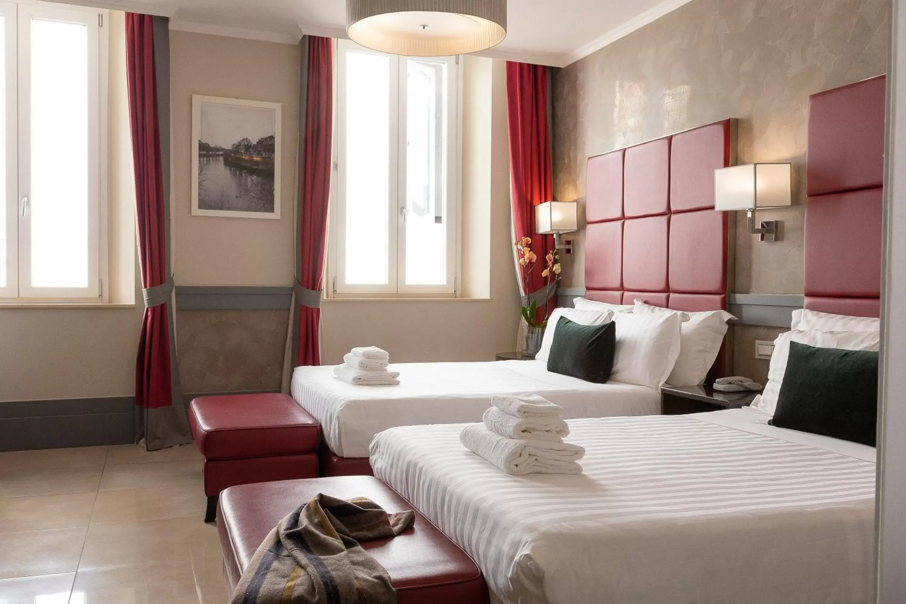 Bedroom, Bed in Hotel Castellino Roma