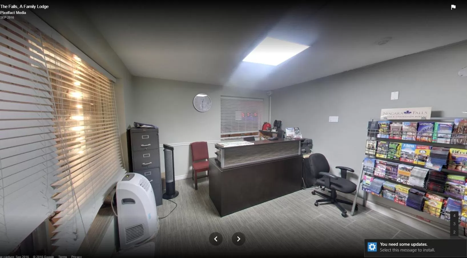 Lobby or reception in The Falls Family Lodge