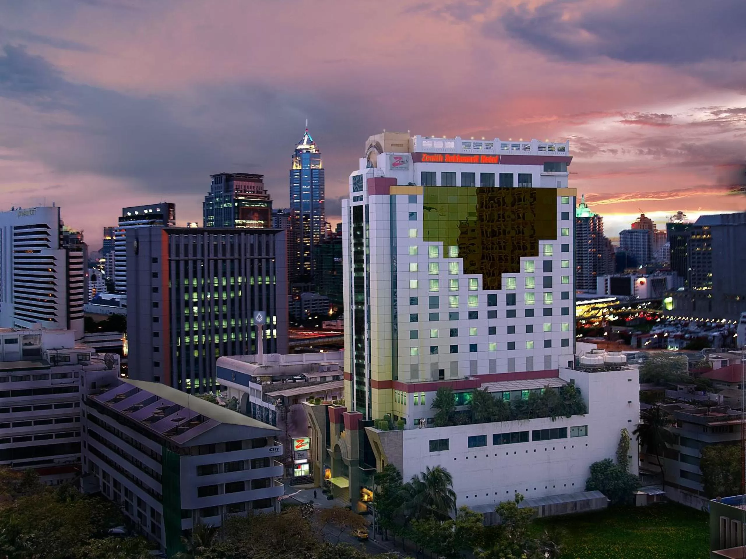 Bird's eye view in Zenith Sukhumvit Hotel, Bangkok