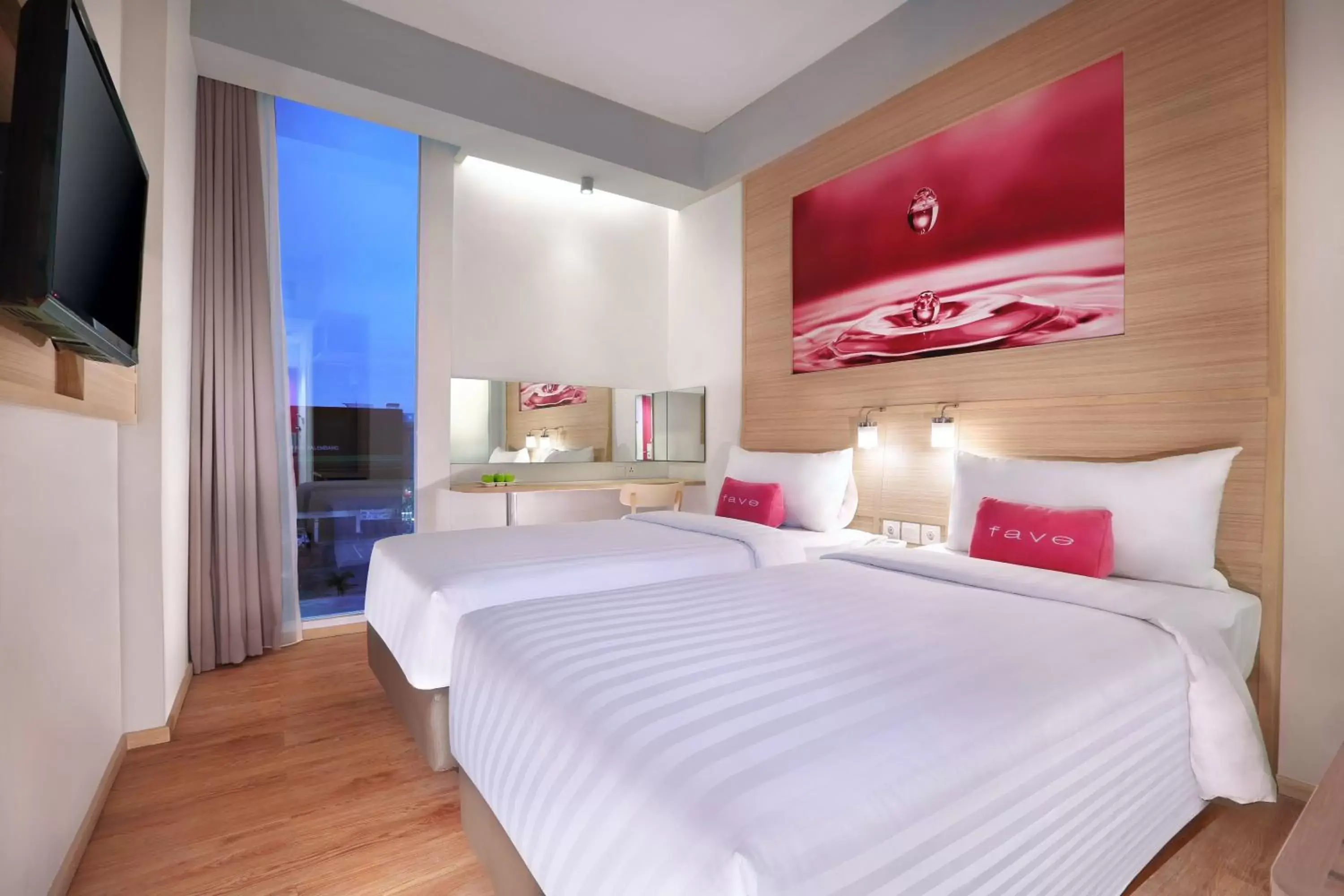 Bed in favehotel Palembang