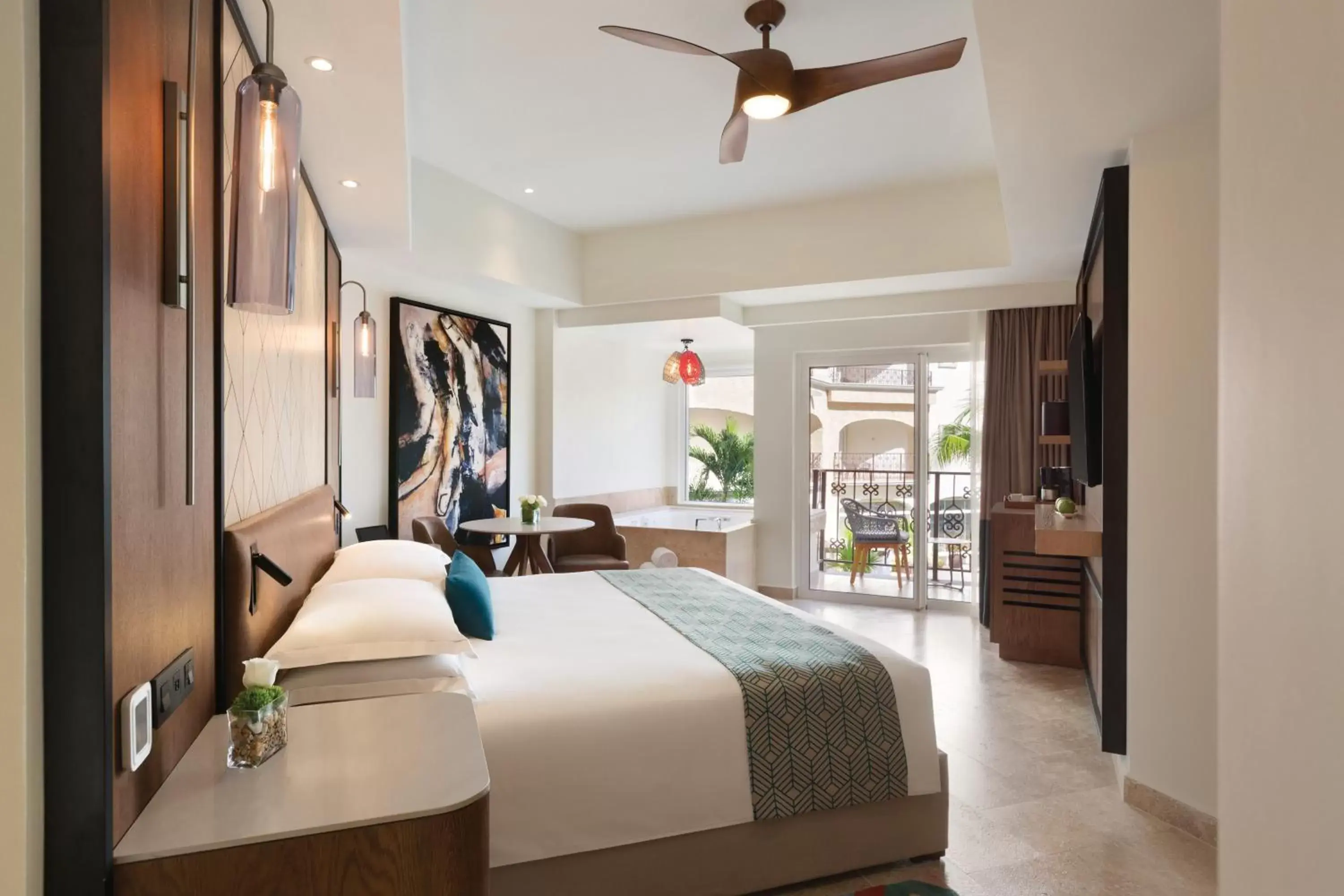 Junior Suite - 1 King bed in Hilton Playa del Carmen, an All-Inclusive Adult Only Resort