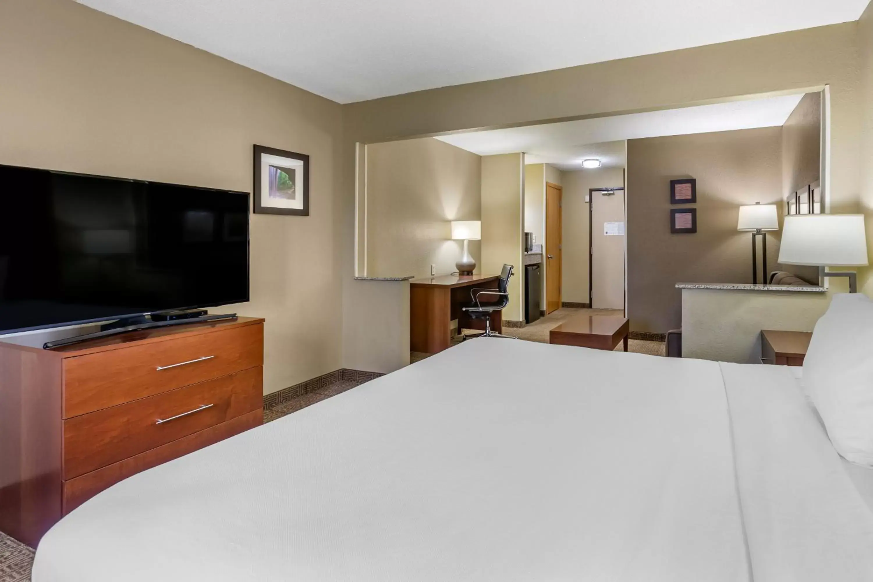 Photo of the whole room, TV/Entertainment Center in Comfort Inn Moline - Quad Cities