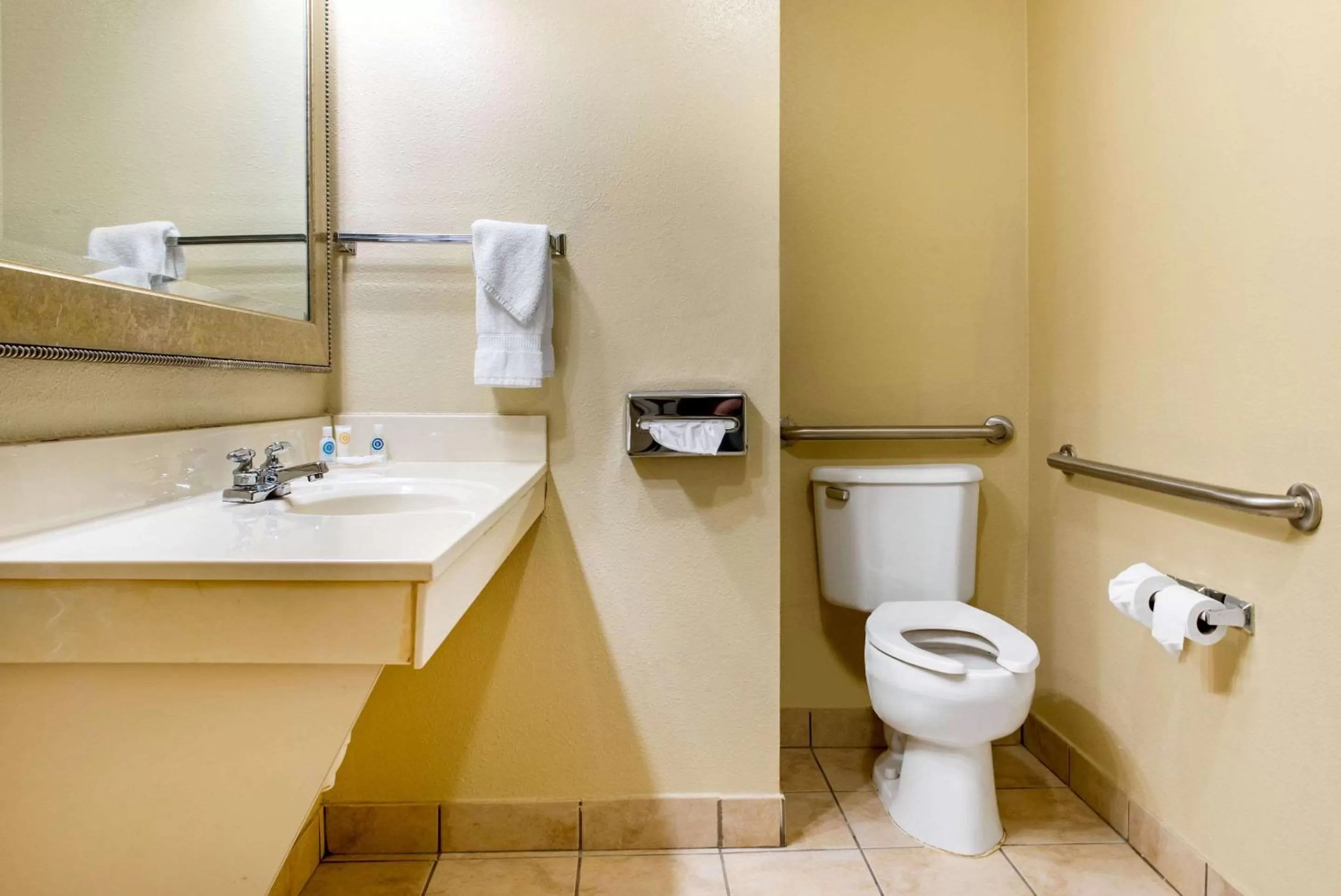 Bathroom in Quality Inn Jacksonville near I-72