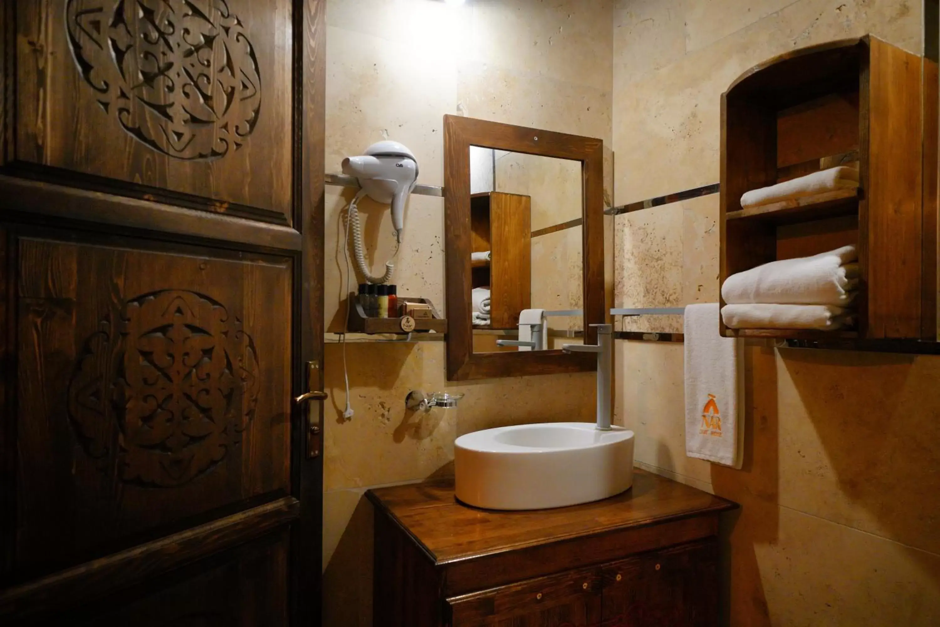 Bathroom in Cappadocia Nar Cave House & Hot Swimming Pool