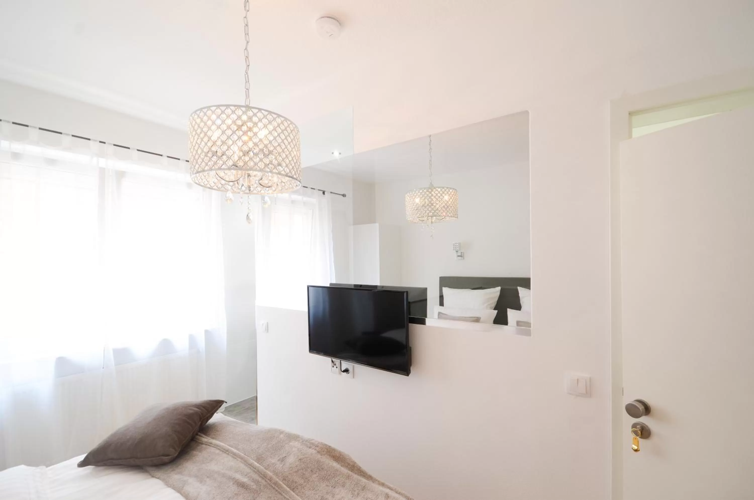 TV and multimedia, Bed in Hotel Da Felice