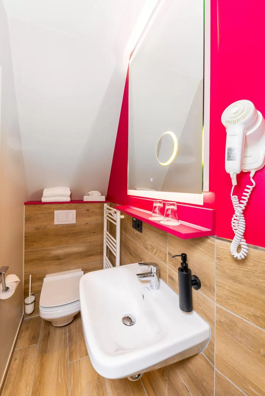 Toilet in Hotel Waldmühle