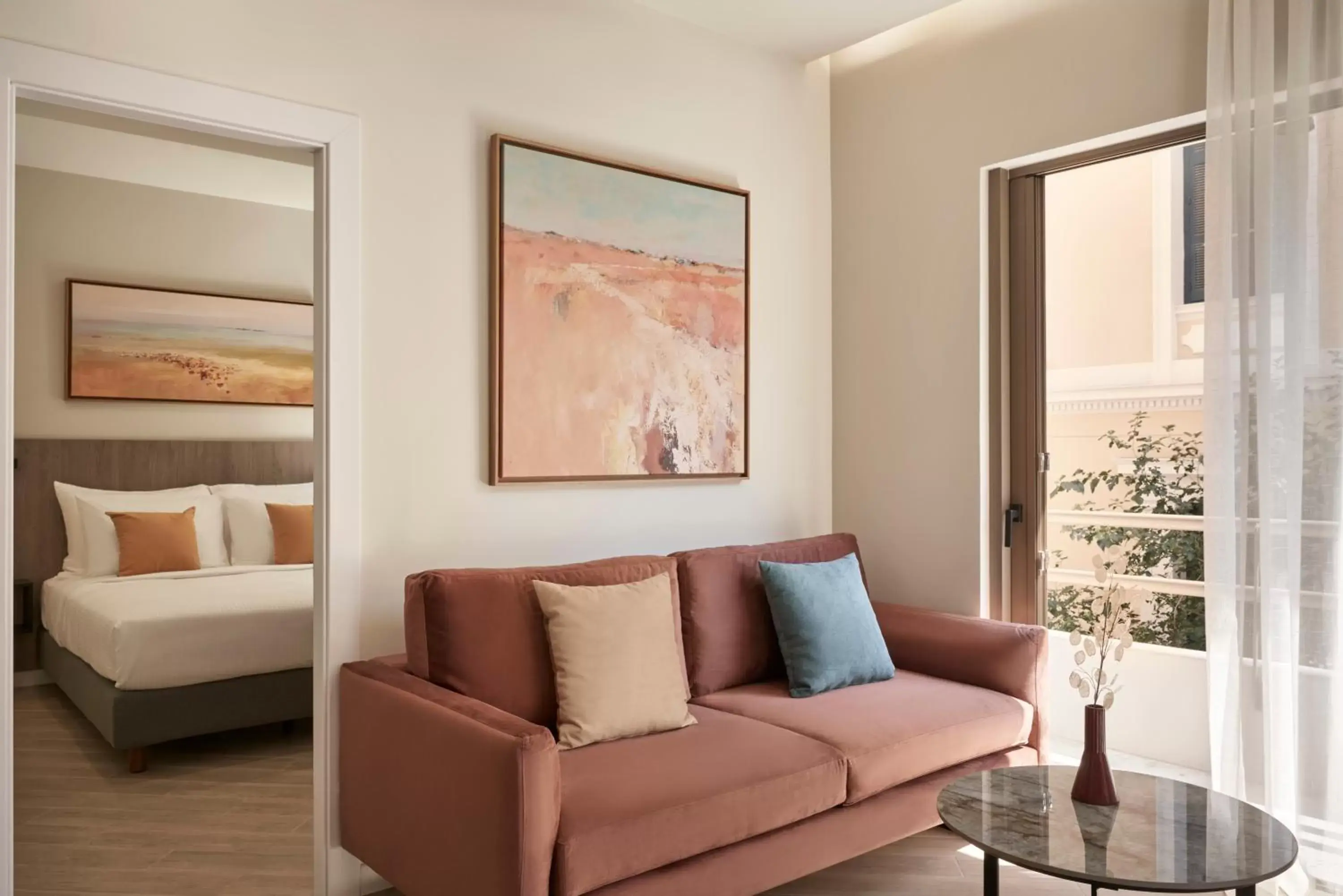 Living room, Bed in Hestia - Asklipiou 61 Living room, Bed in Hestia - Asklipiou 61