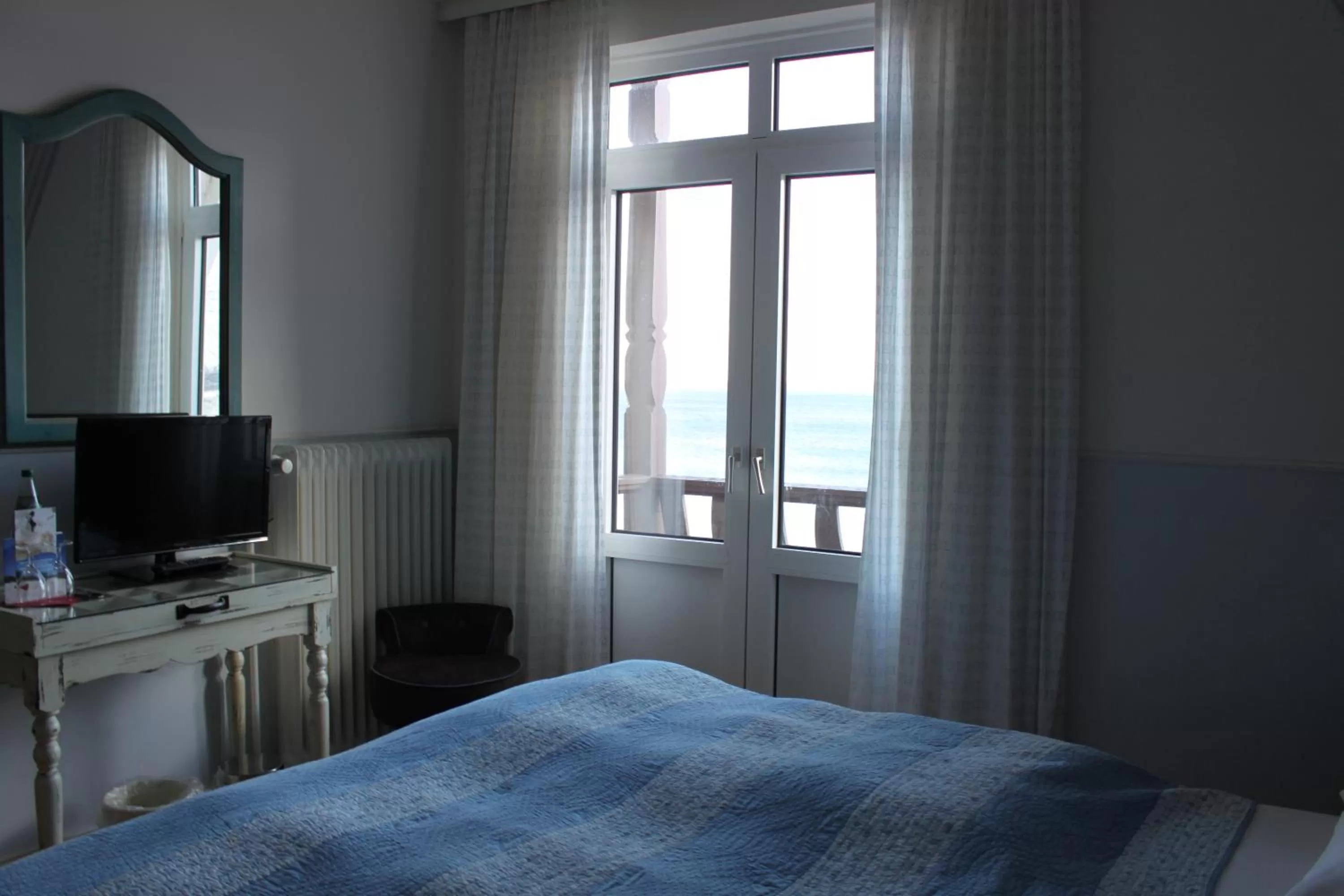 Bedroom, Bed in Lieblingsplatz Hotel Strandperle