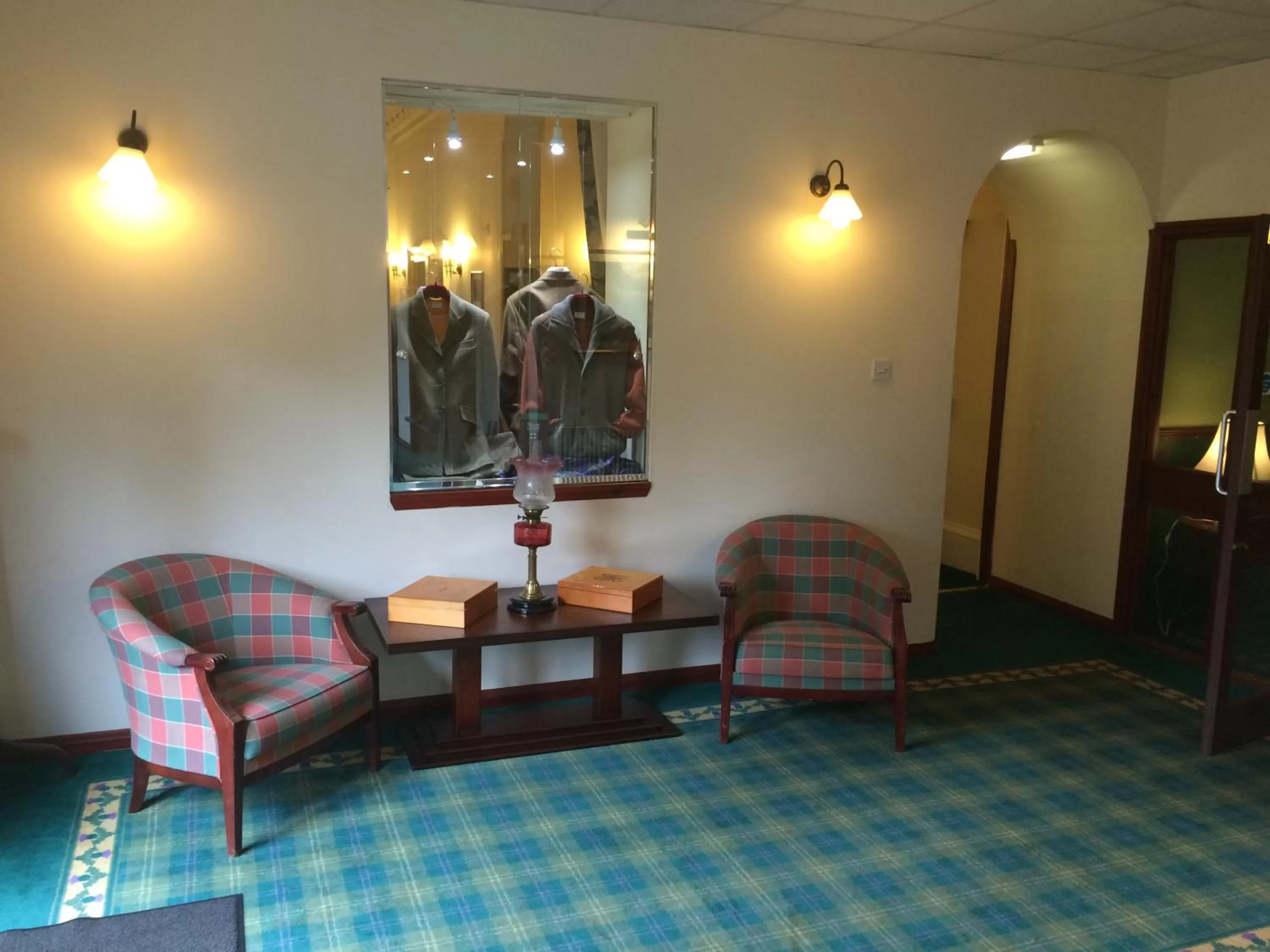 Seating area in Mansfield House Hotel
